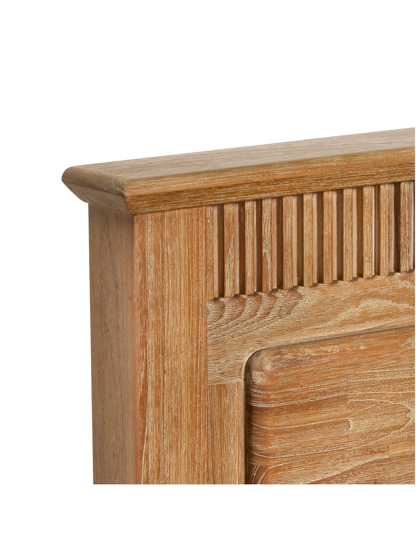 Selene Mindi Wood Double Bed Frame Brown - Image 4