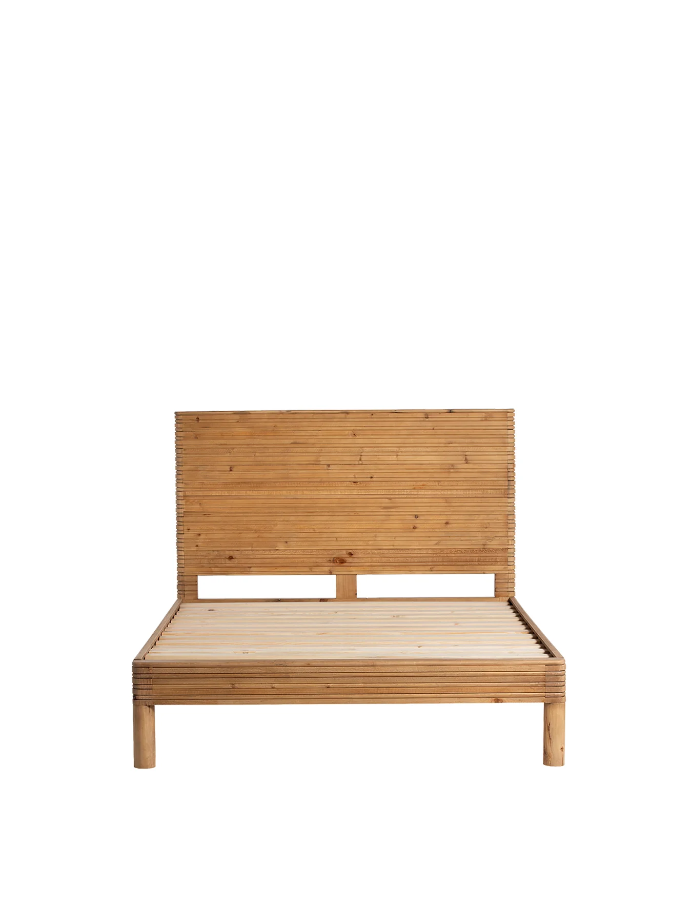 Tamia Reclaimed Oak Super King Bed Frame - Image 2