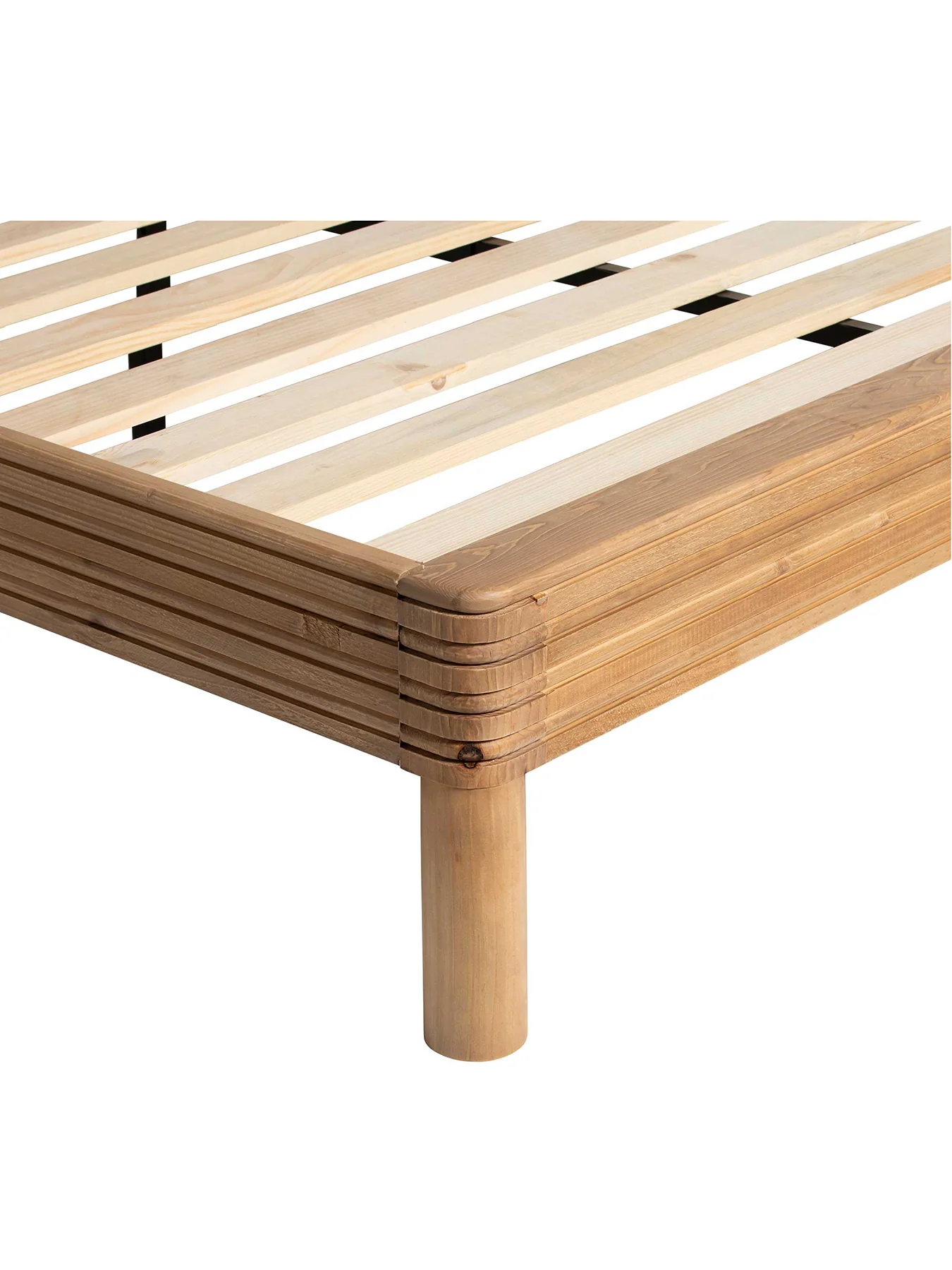Tamia Reclaimed Oak Super King Bed Frame - Image 3