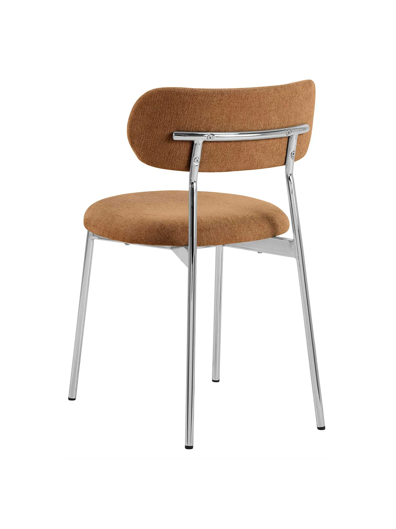Tansley Brown Fabric Dining Chair - Image 3