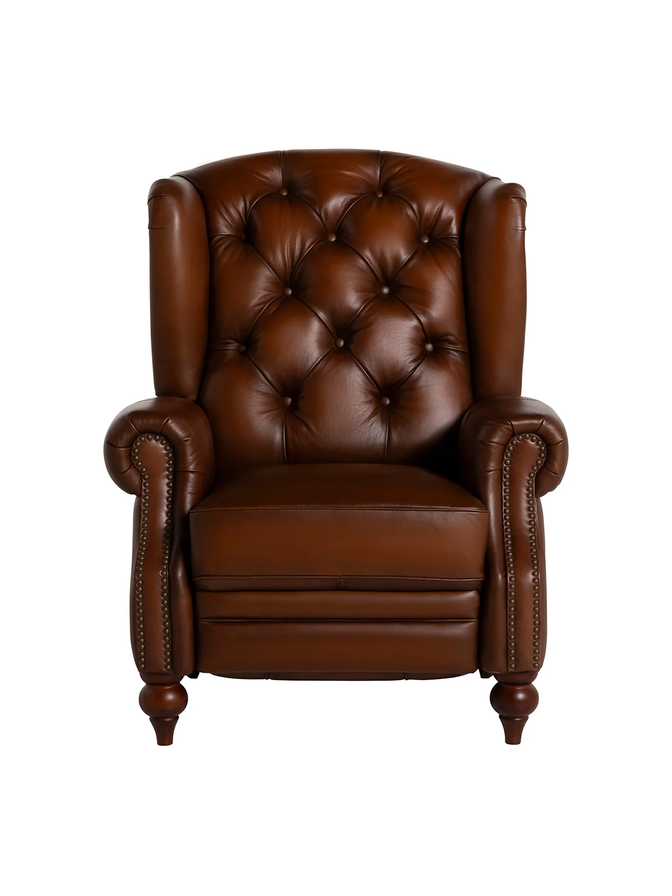 Ullswater Brown Leather Recliner Armchair - Image 2
