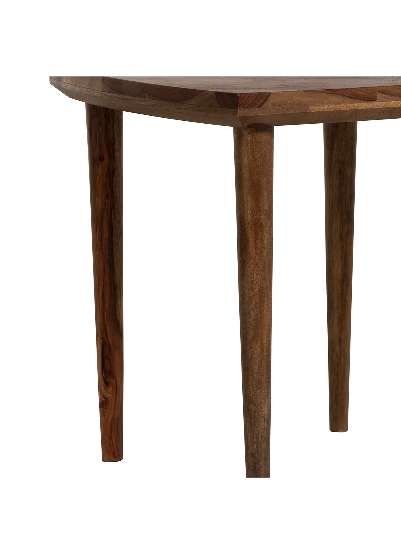 Vida Natural Wood Side Table - Image 4