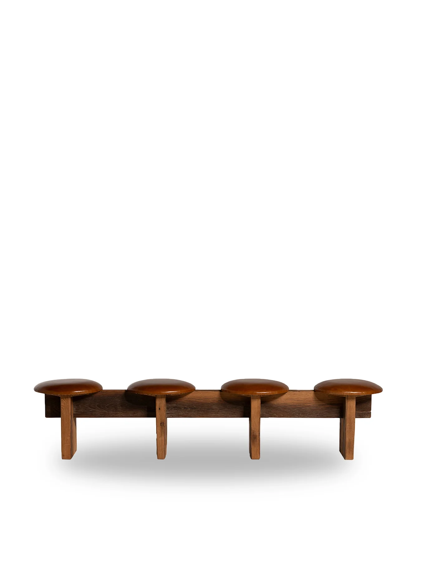 Wyre Dining Bench Brown - Image 2