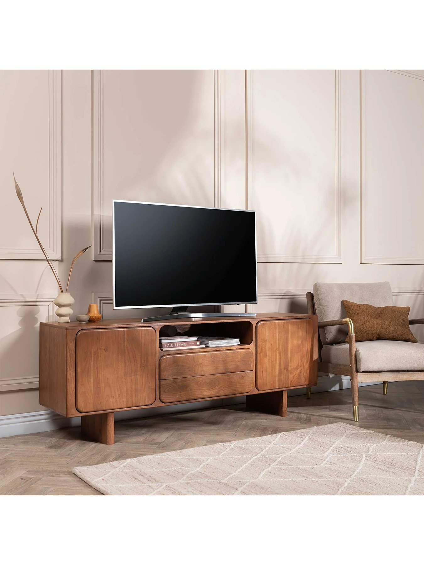 Zerina TV Unit Brown - Image 2