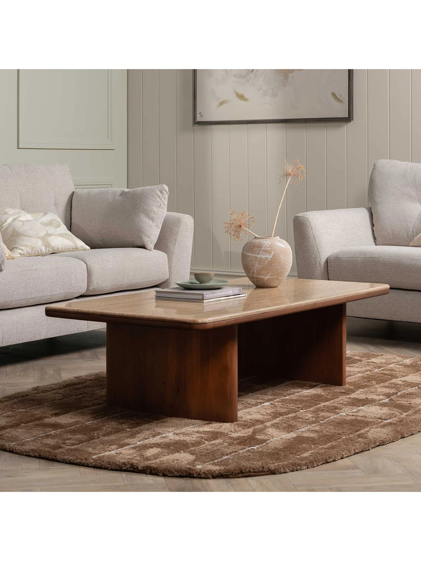 Zerina Coffee Table Brown - Image 2