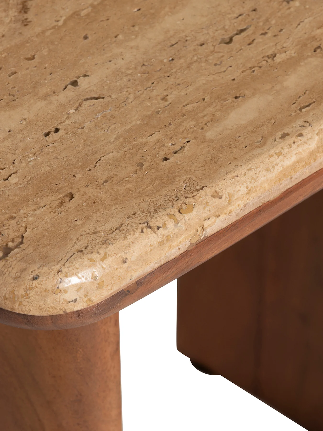 Zerina Light Acacia Wood Coffee Tables Set Brown - Image 4