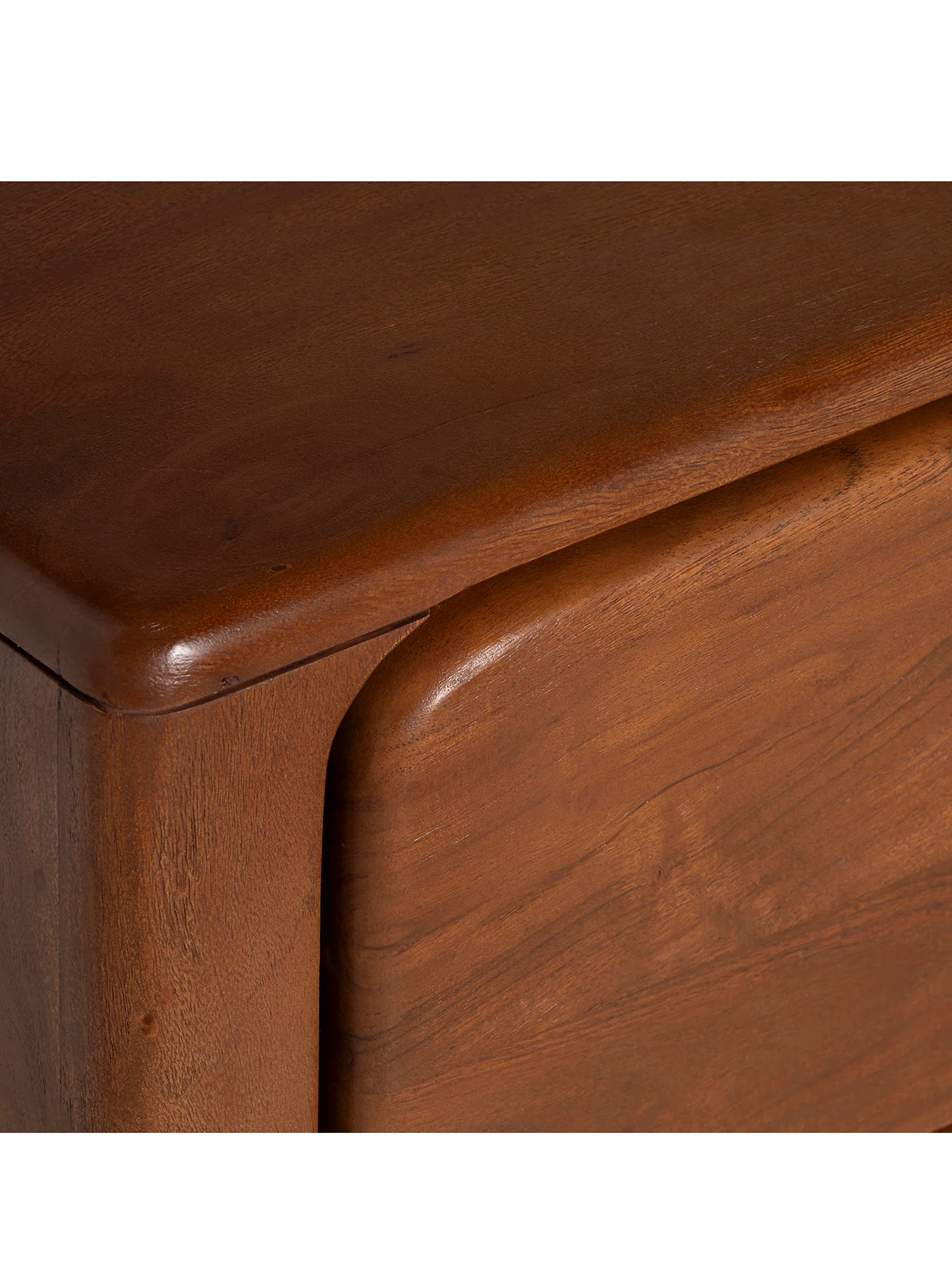 Zerina Walnut Wooden Bedside Table - Image 3