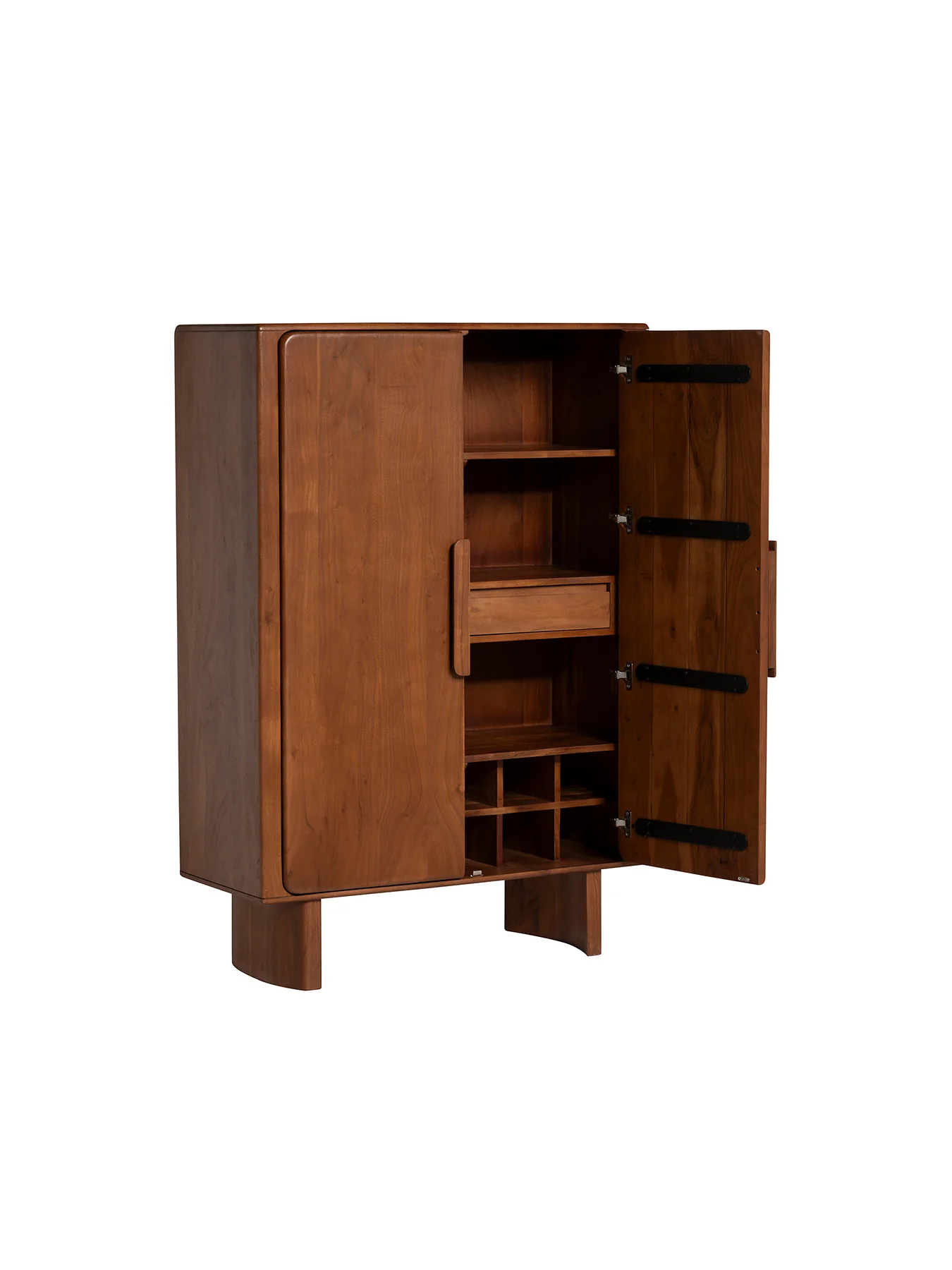 Zerina Walnut Highboard Cabinet - Image 3