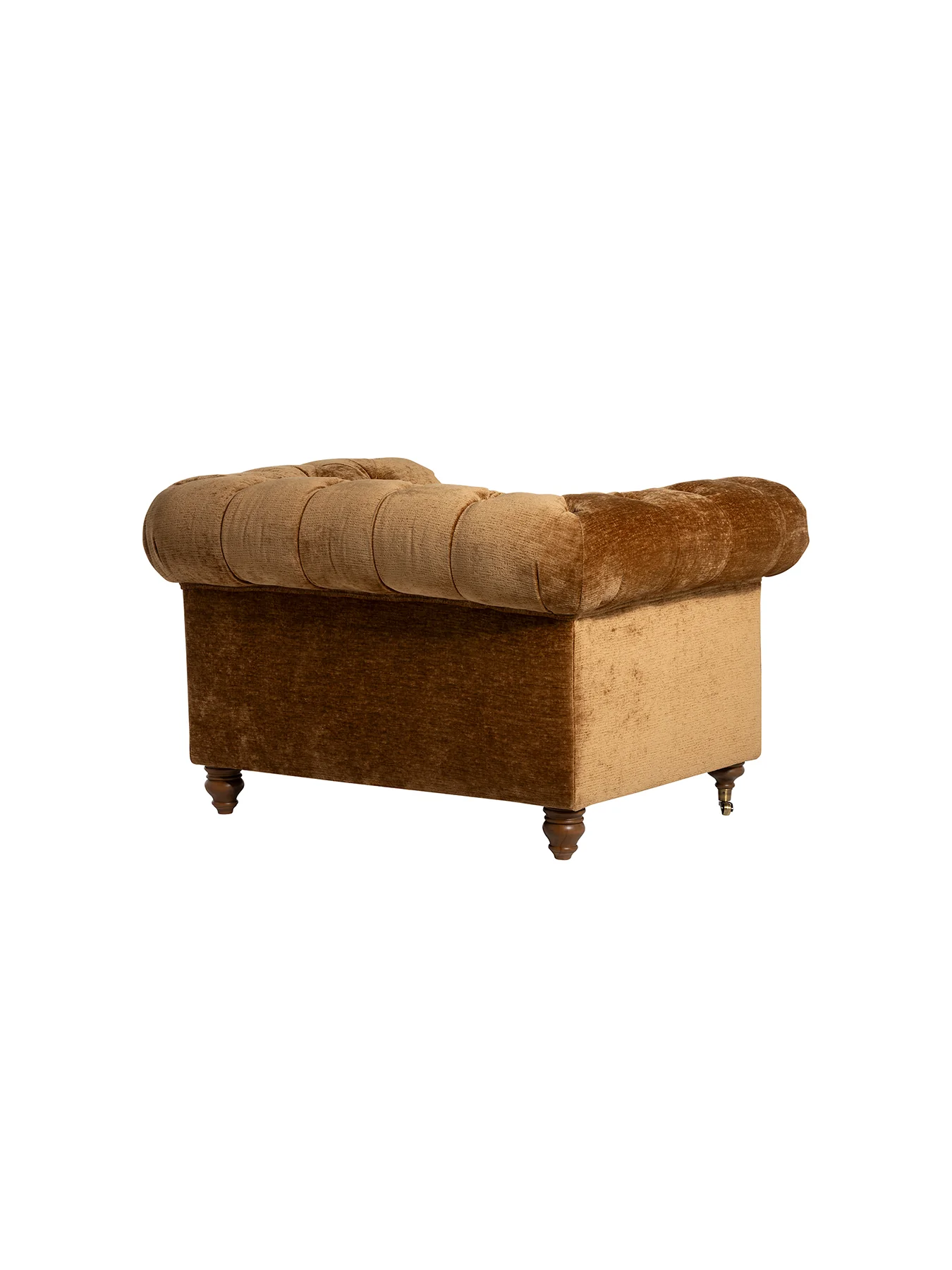 Highgrove Gold Chenille Snuggle Chair - Image 3