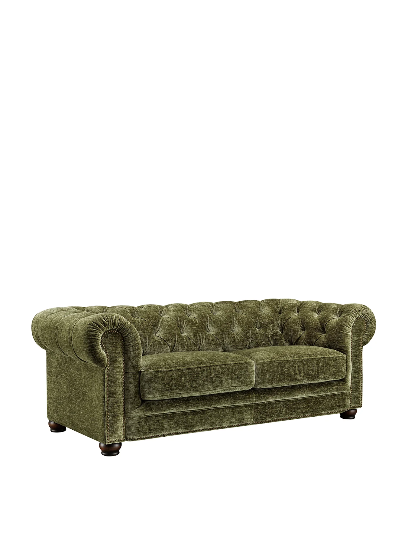 Everett 3 Seater Sofa Green - Image 2