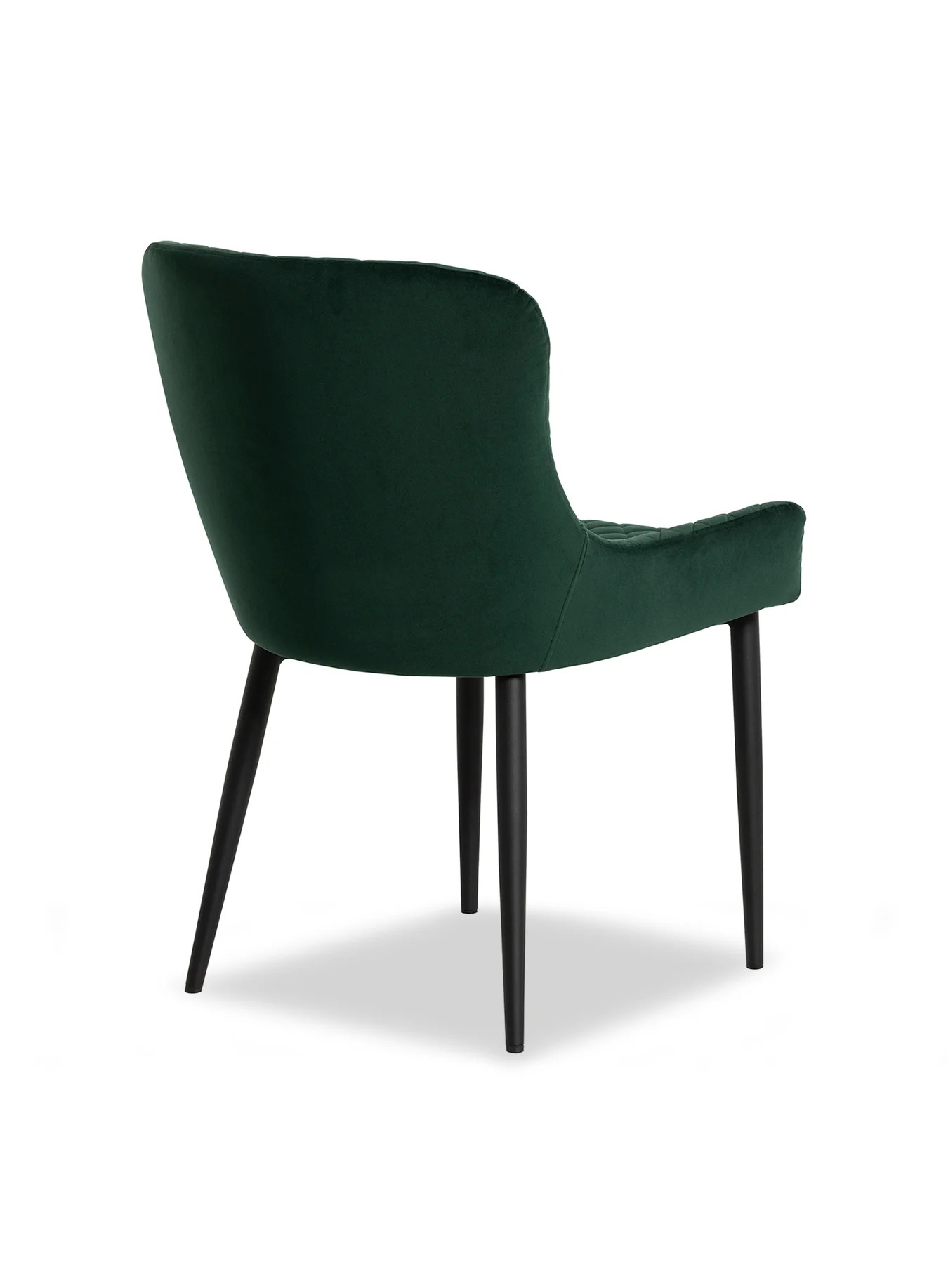 Rivington Velvet Dining Chair Green - Image 3
