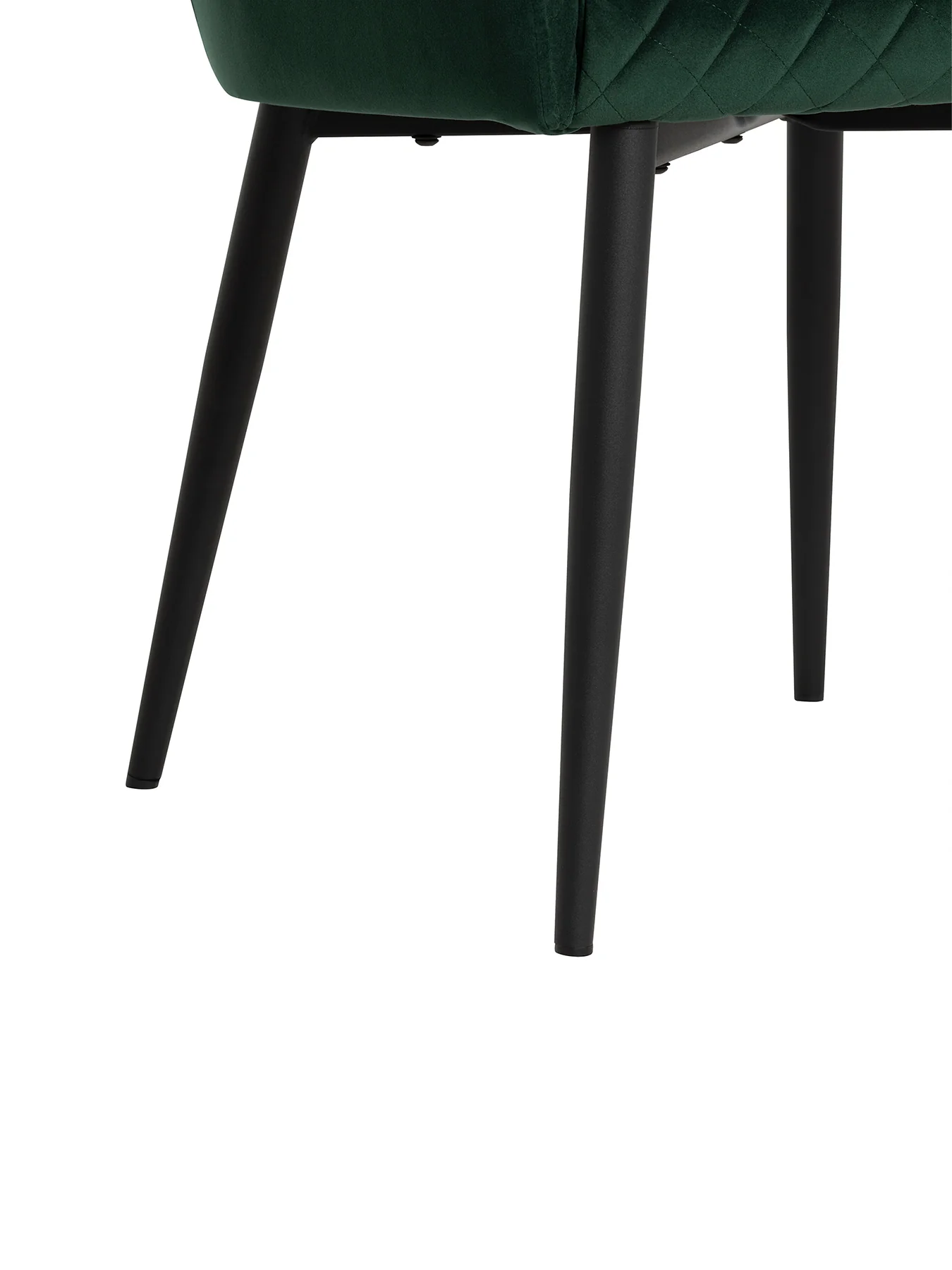 Rivington Velvet Dining Chair Green - Image 4