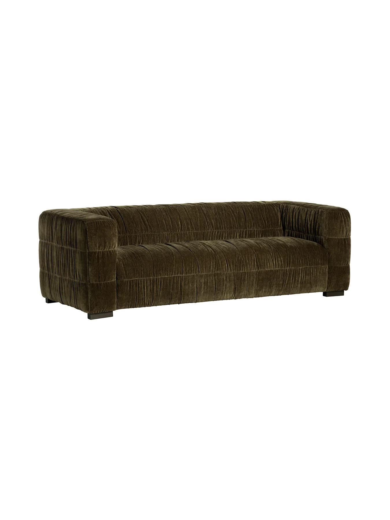 Vercelli 3 Seater Sofa Green - Image 3