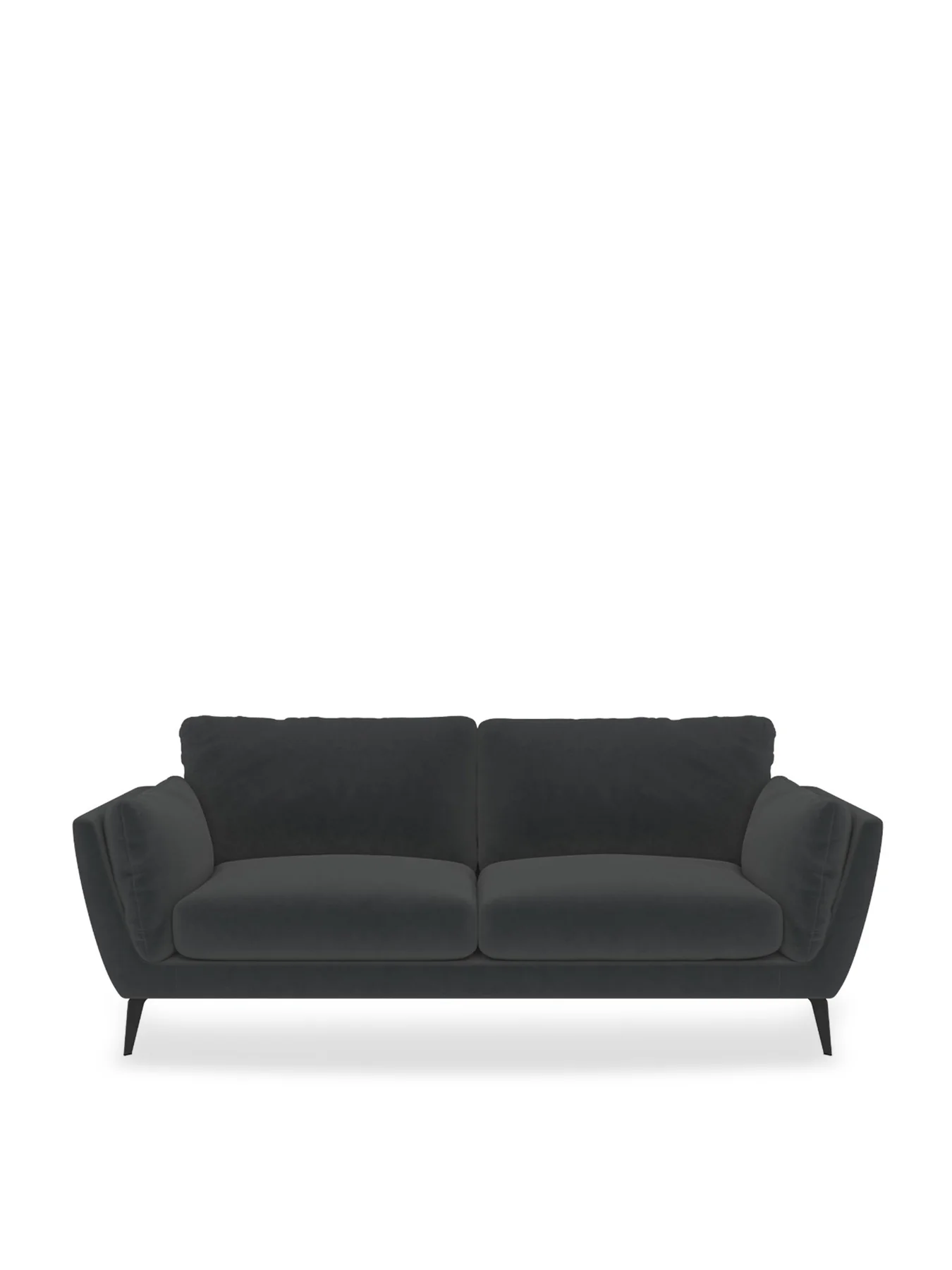 Boone Velvet 3 Seater Sofa - Image 2