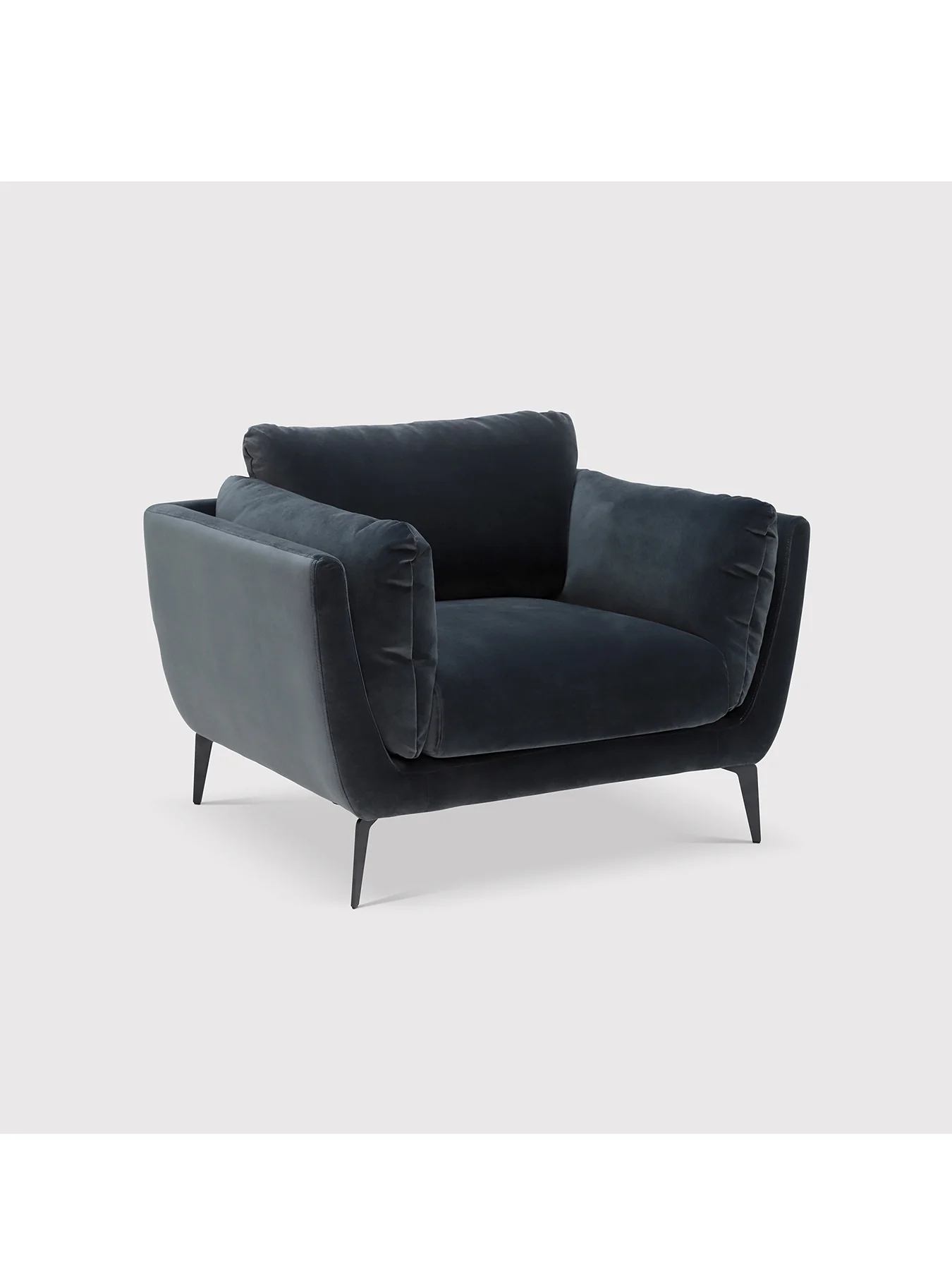 Boone Velvet Armchair - Image 2