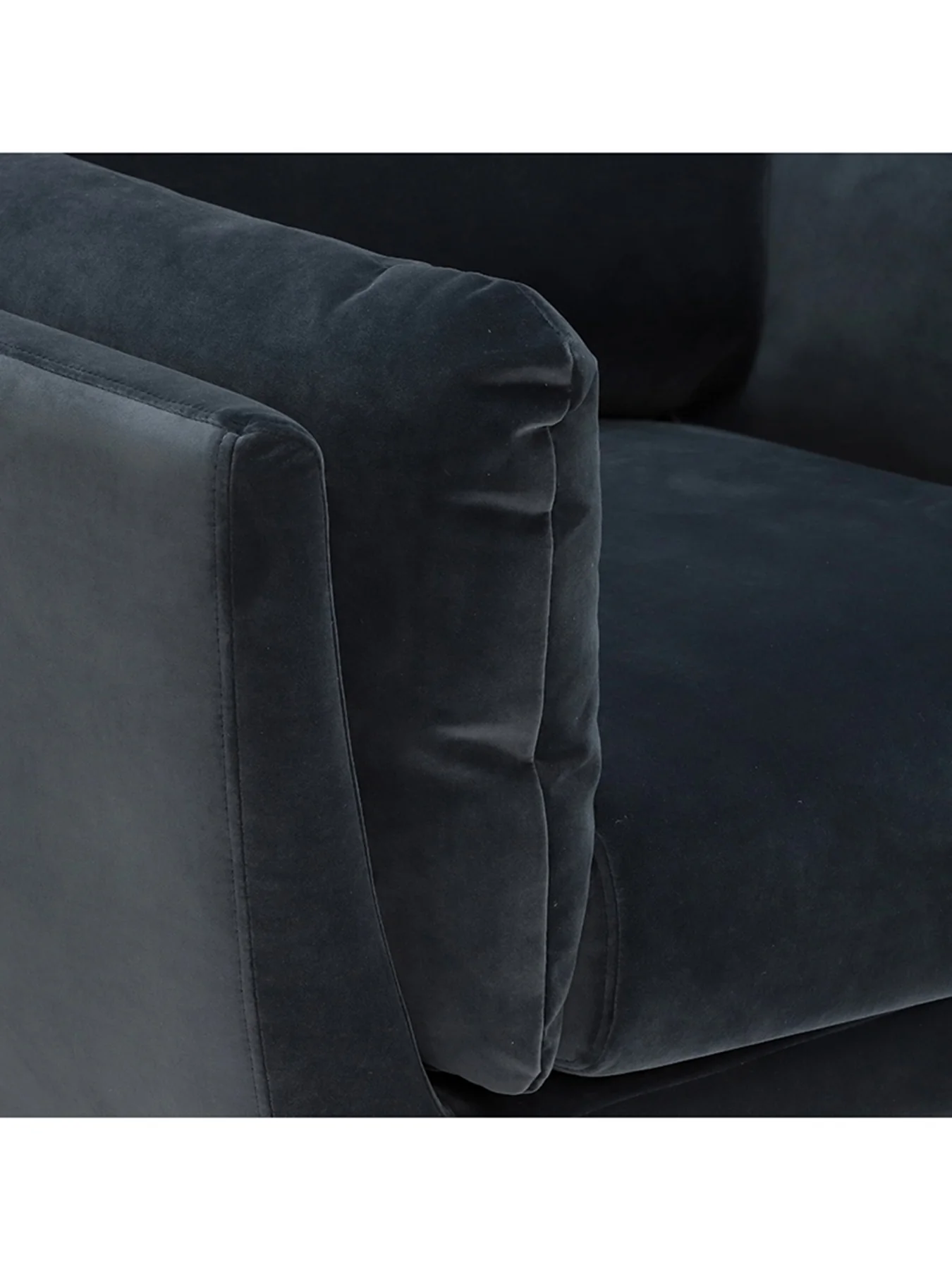 Boone Velvet Armchair - Image 4