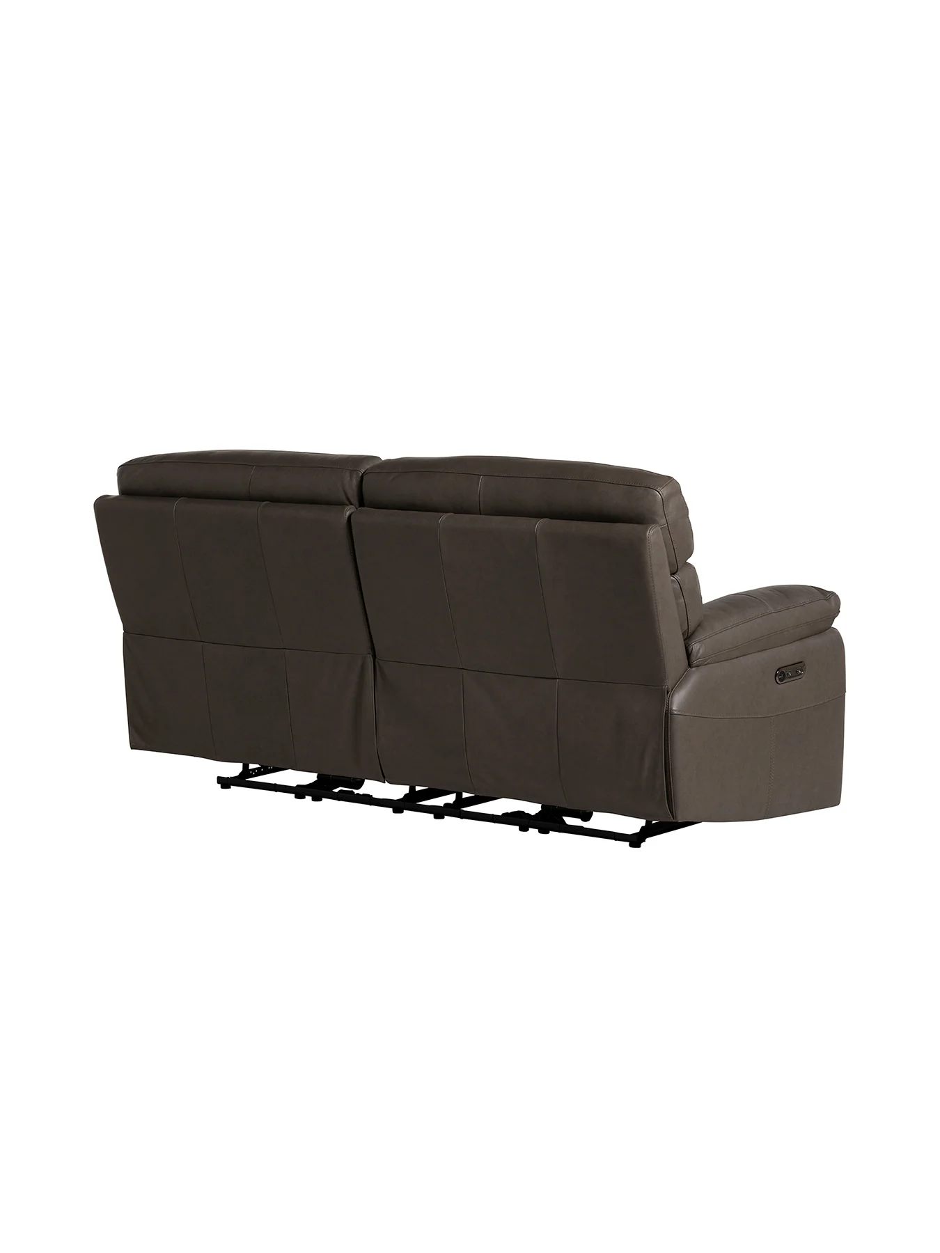 Clark Leather Recliner 3 Seater Sofa - Image 3