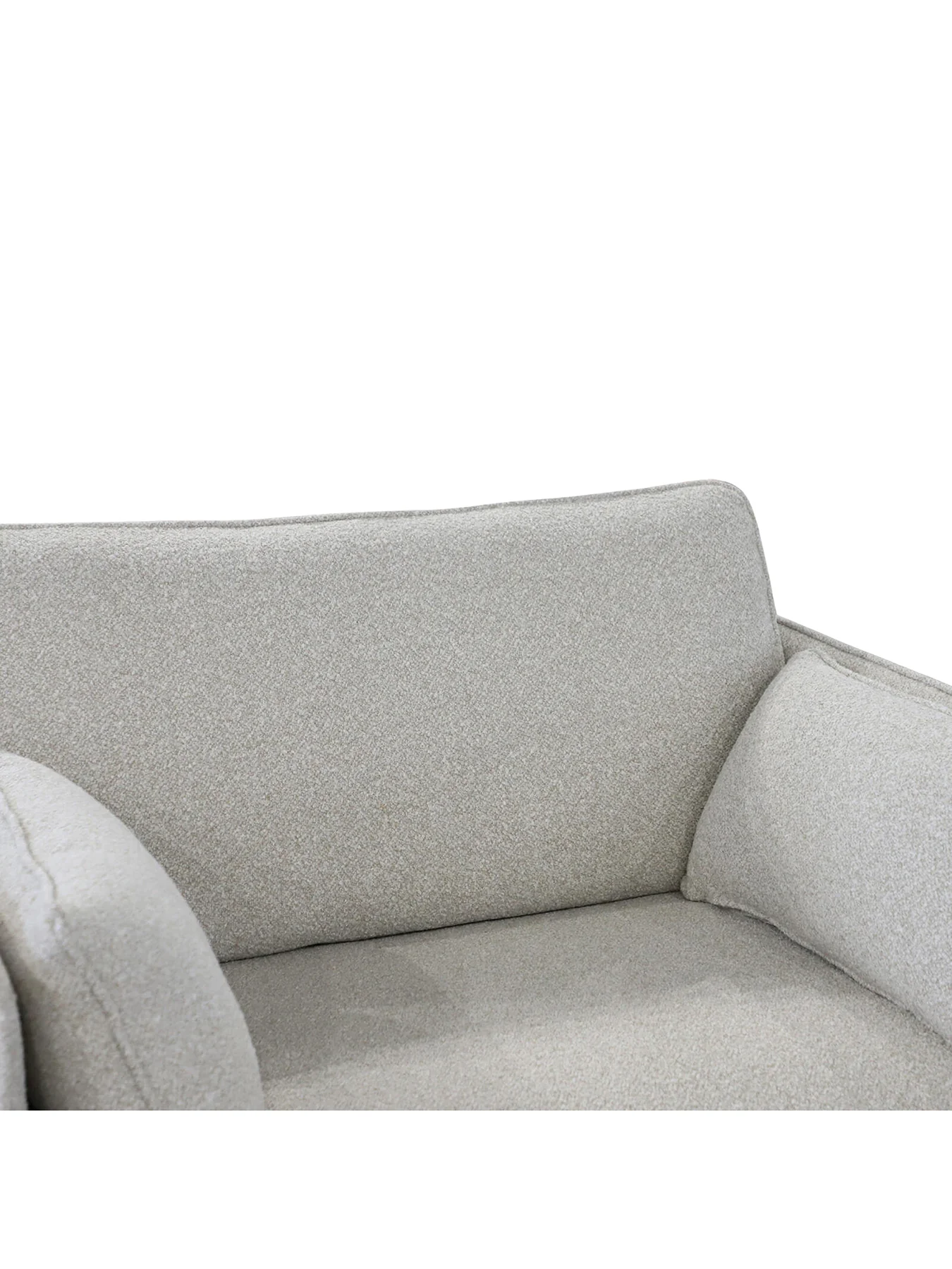 Juneau Grey Fabric Armchair - Image 4