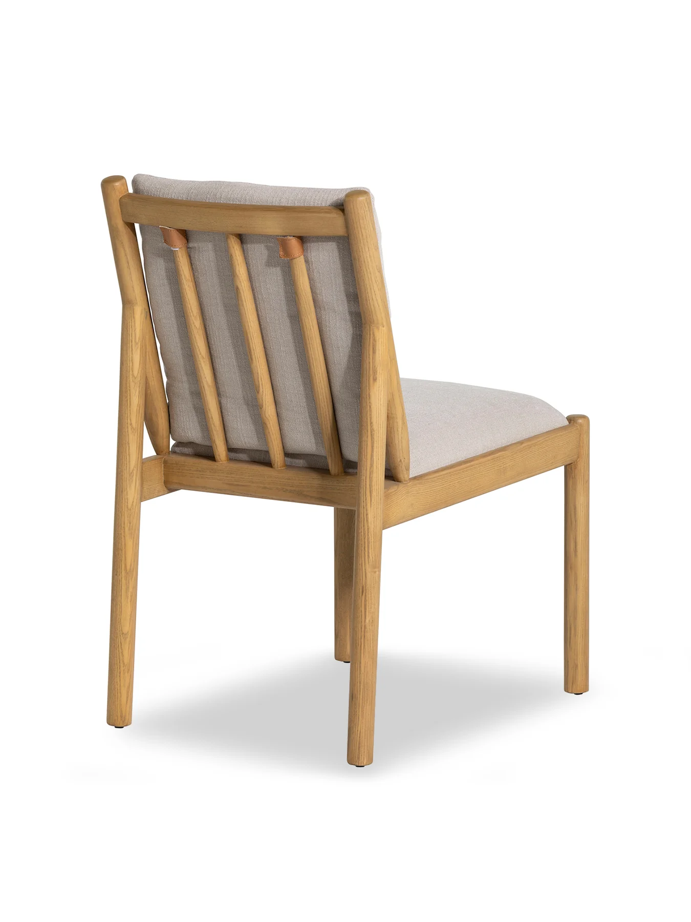 Mirna Light Grey Fabric Dining Chair - Image 3