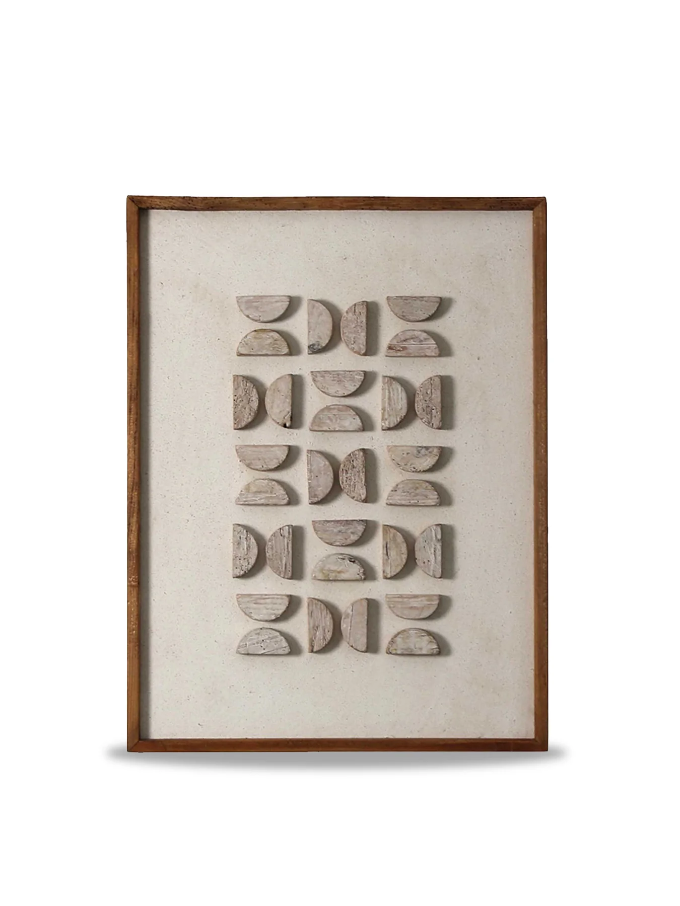 Organic Patterned Wall Art Grey