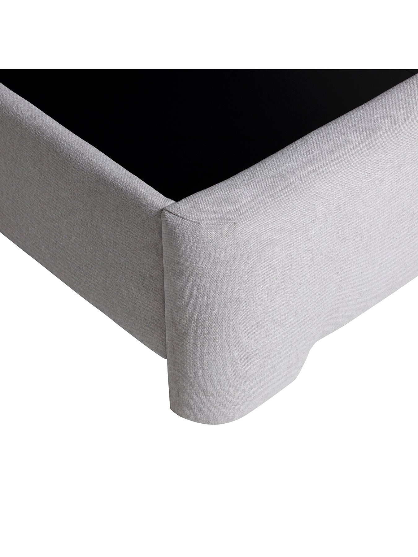Rothbury Fabric Ottoman Bed Frame Super King Neutral - Image 3