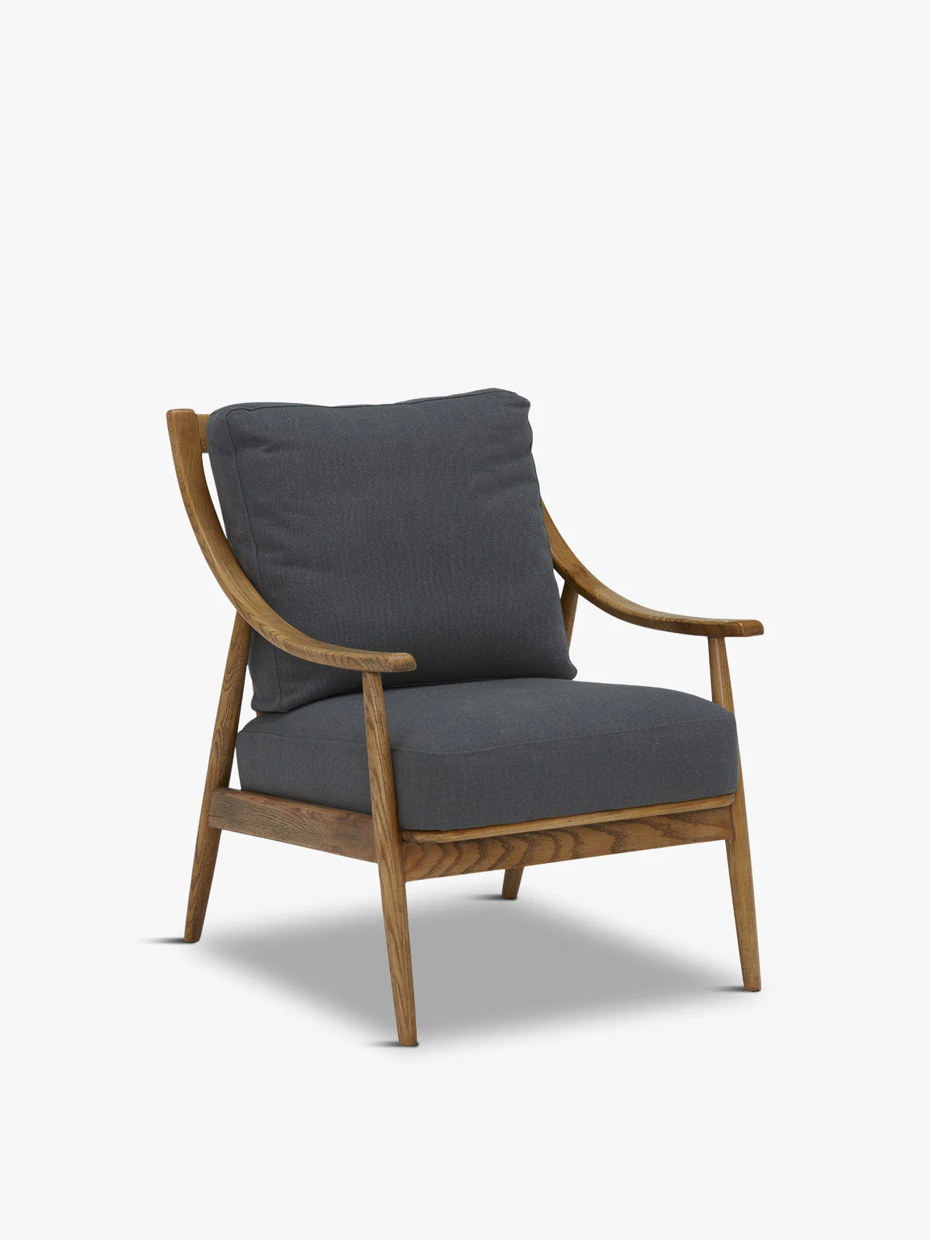 Runa Upholstered Armchair Grey - Image 11