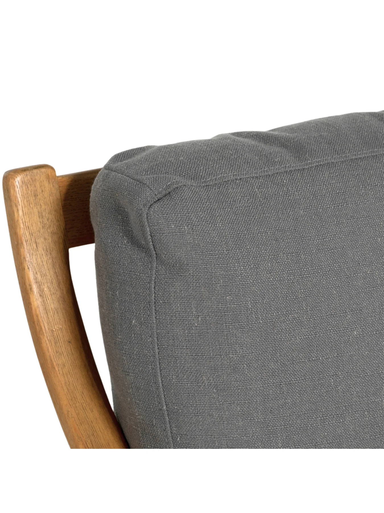 Runa Upholstered Armchair Grey - Image 3