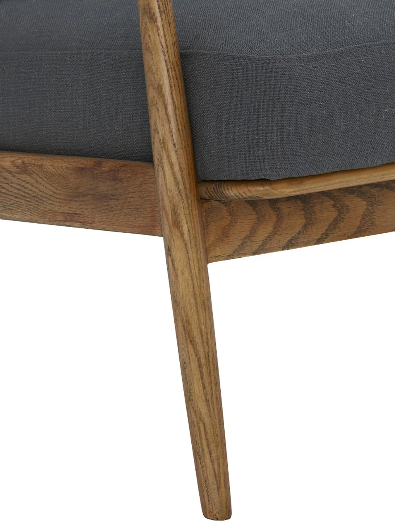 Runa Upholstered Armchair Grey - Image 8
