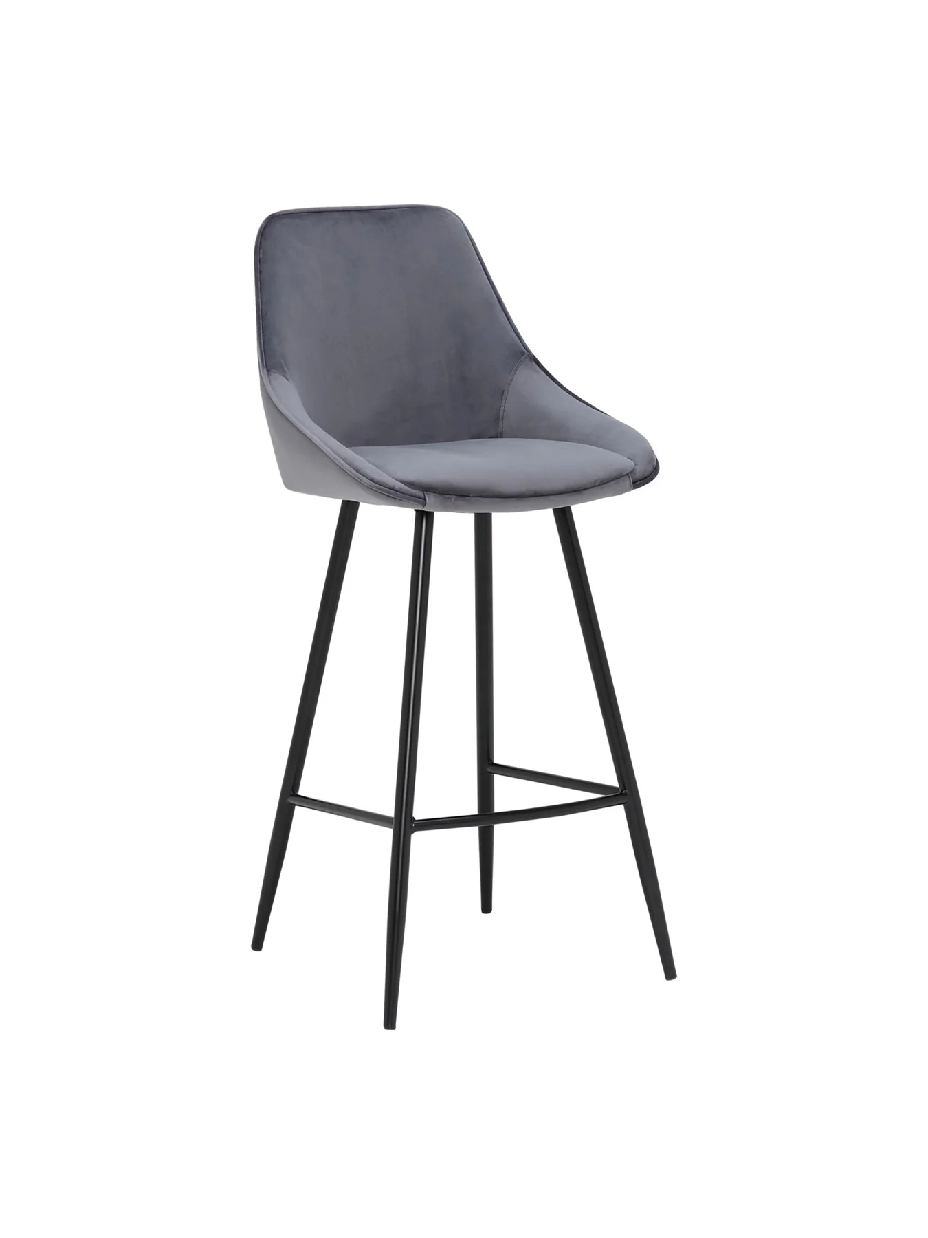 Southbury Grey Fabric Bar Stool - Image 2