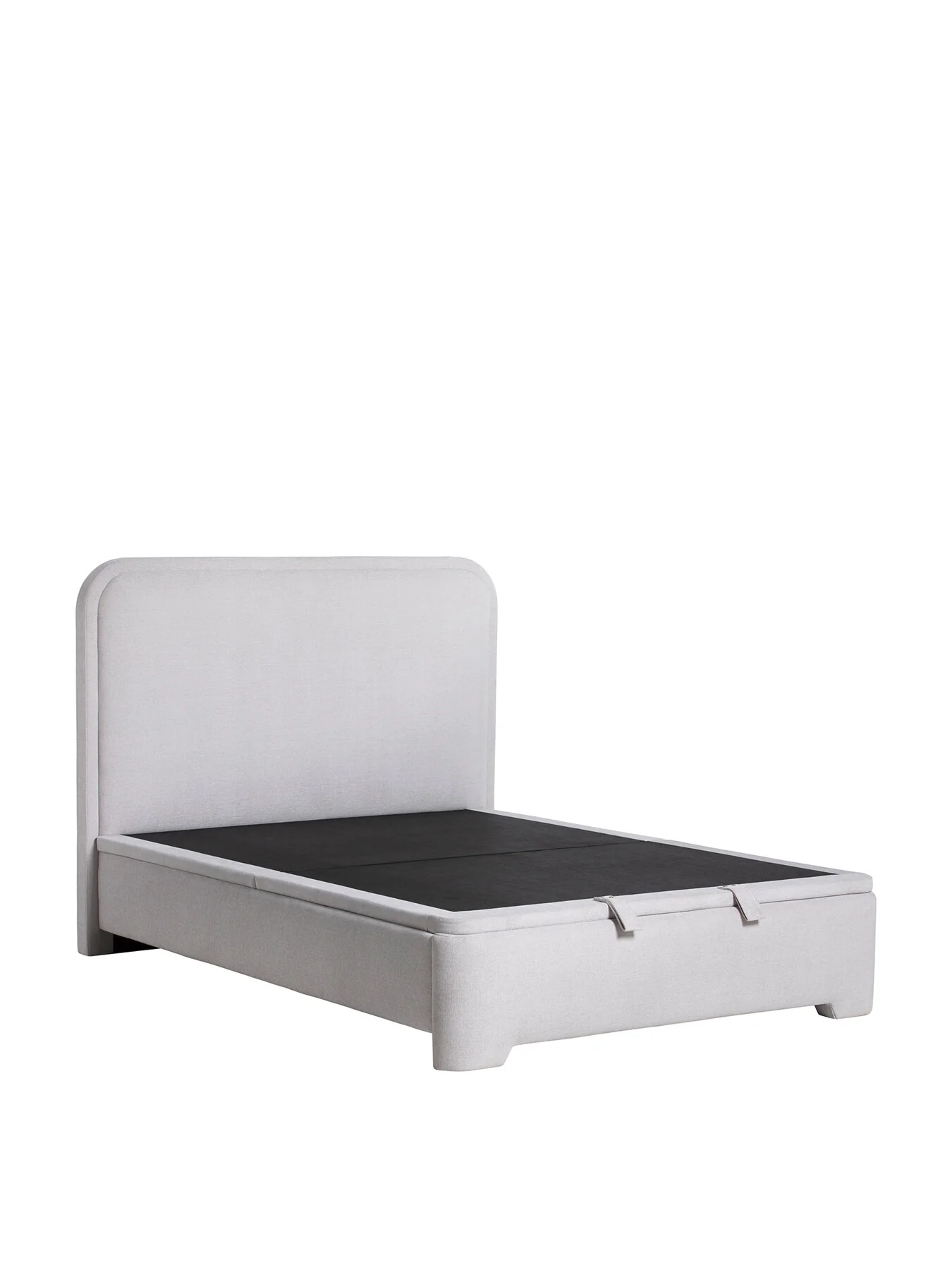 Tilbury Fabric Super King Ottoman Bed Frame Grey - Image 8