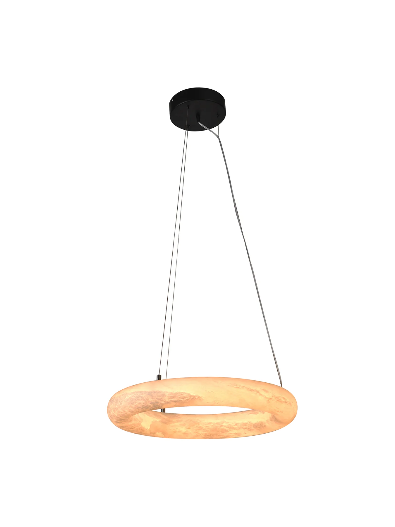 Alabaster Ring Pendant Light 59cm