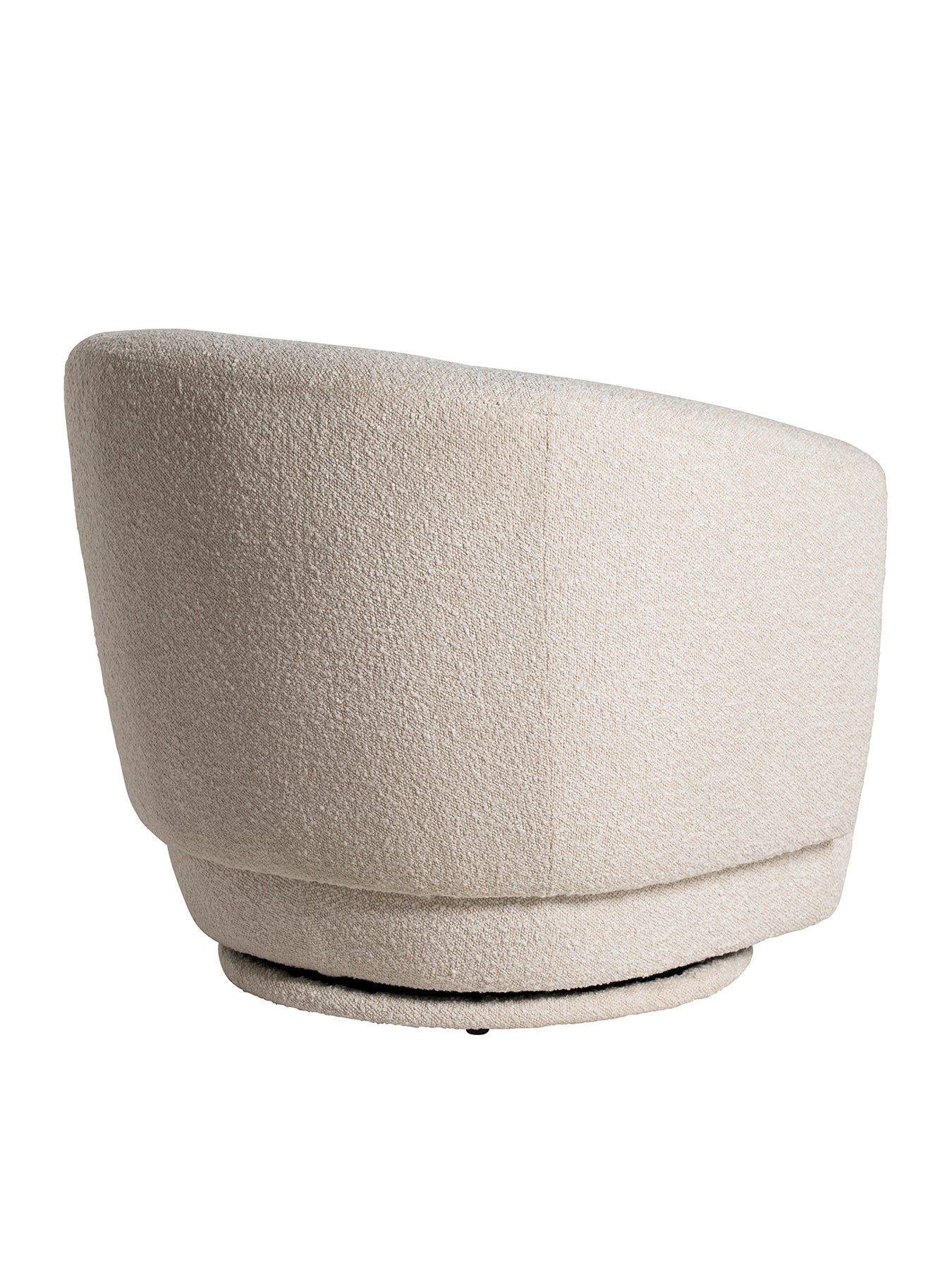 Arman Boucle Swivel Armchair - Image 3