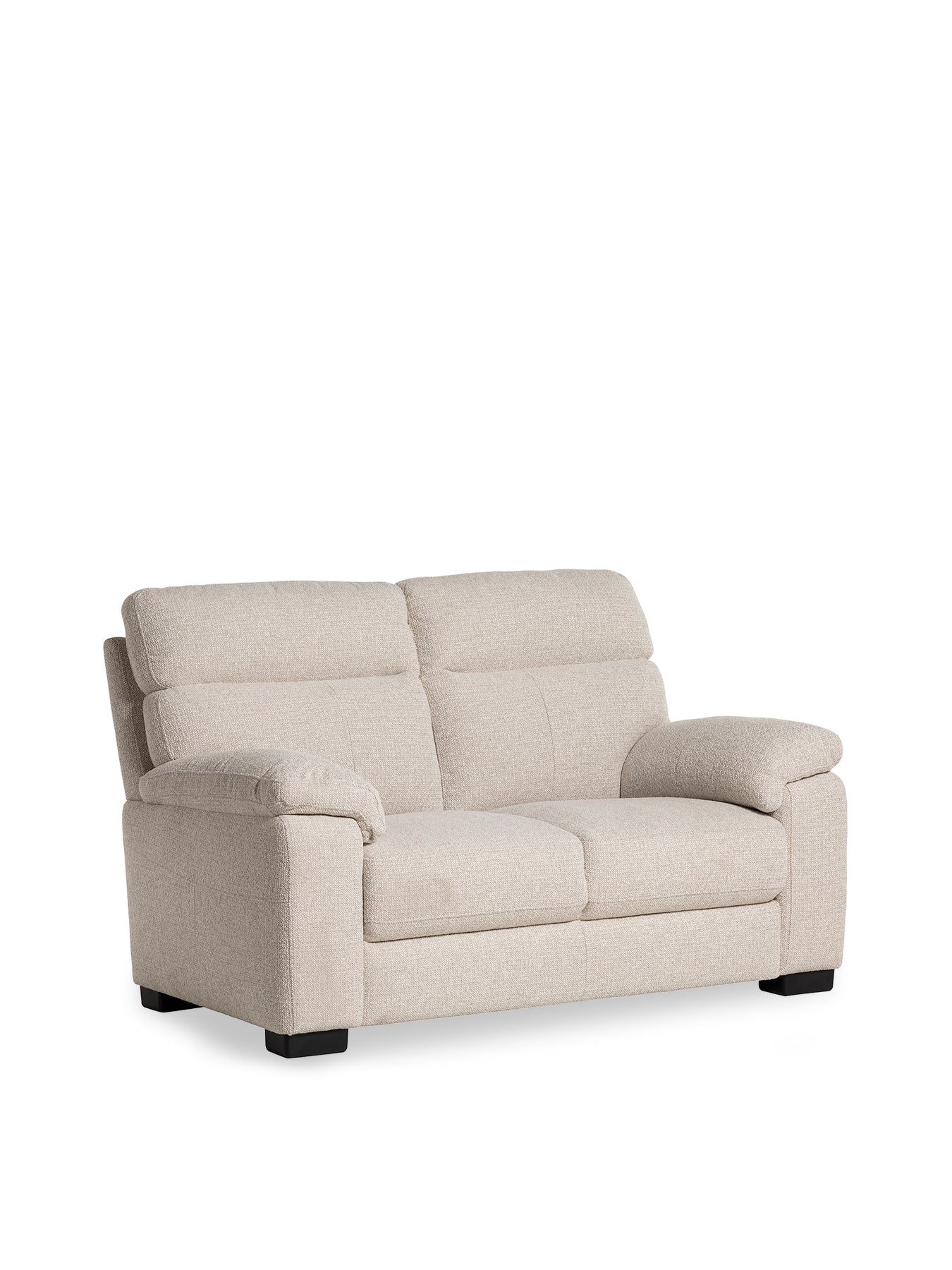 Clark Cream Fabric 2 Seater Sofa
