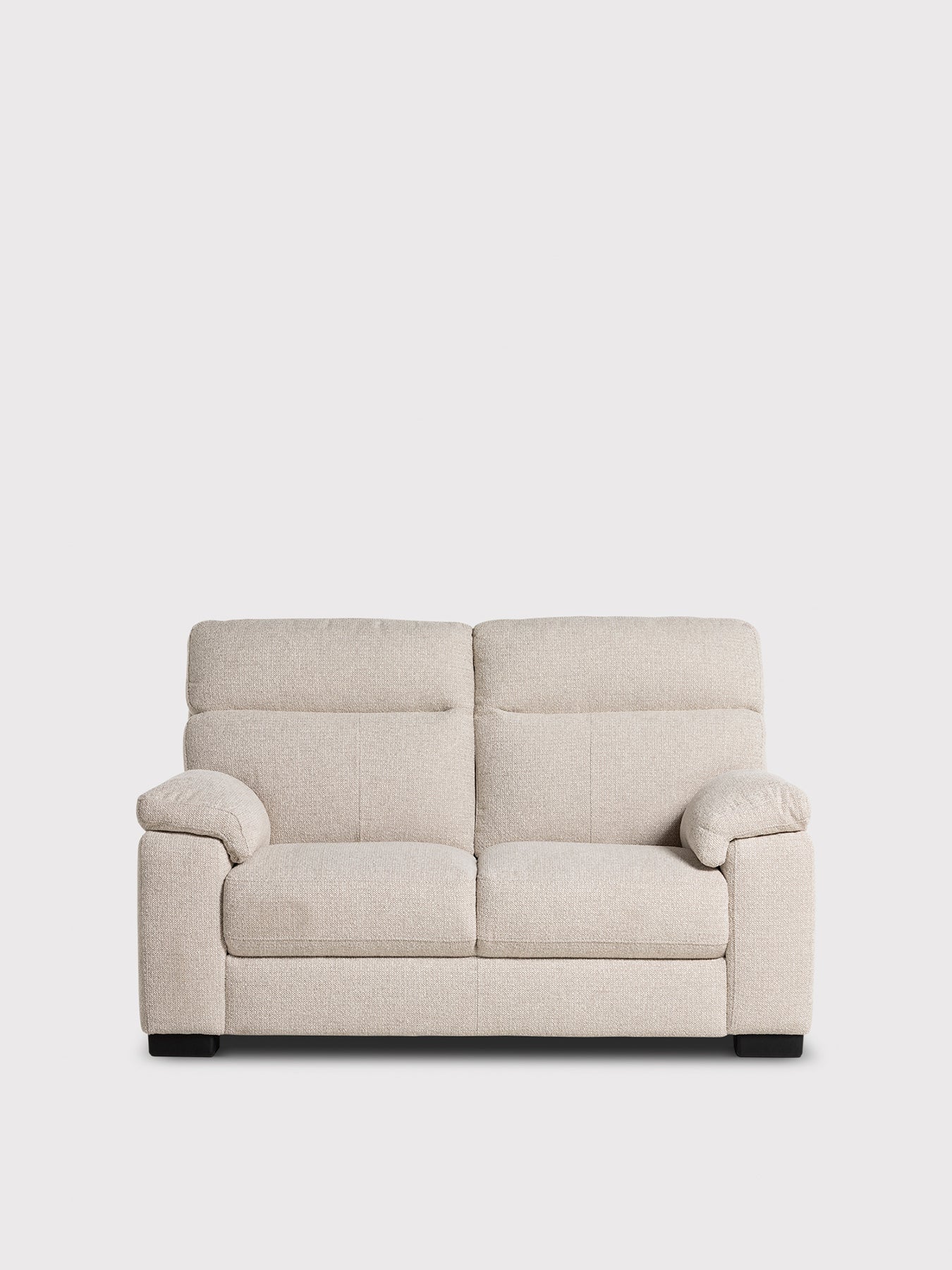 Clark Cream Fabric 2 Seater Sofa - Image 2