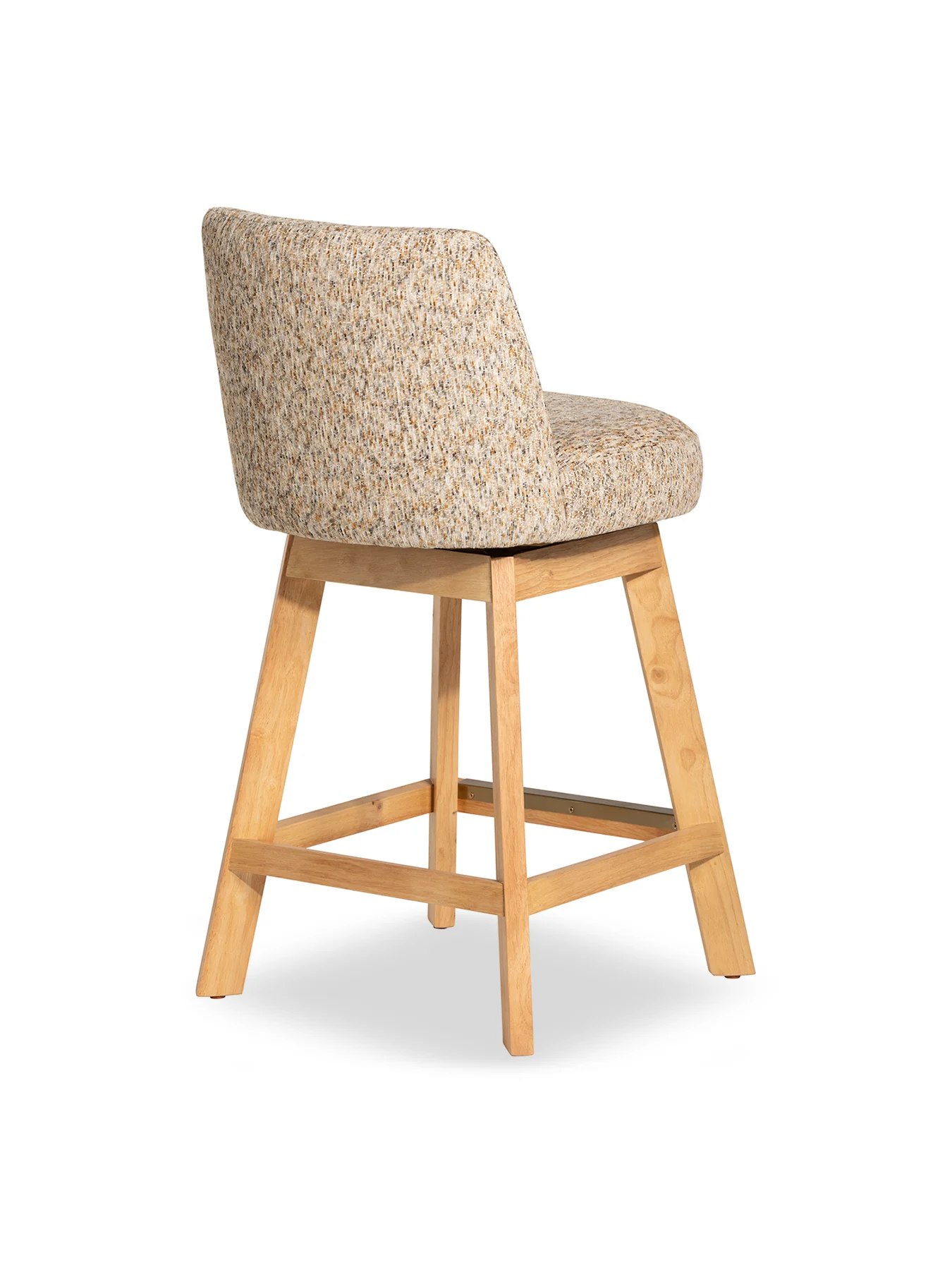 Darnford Neutral Fabric Counter Stool - Image 3