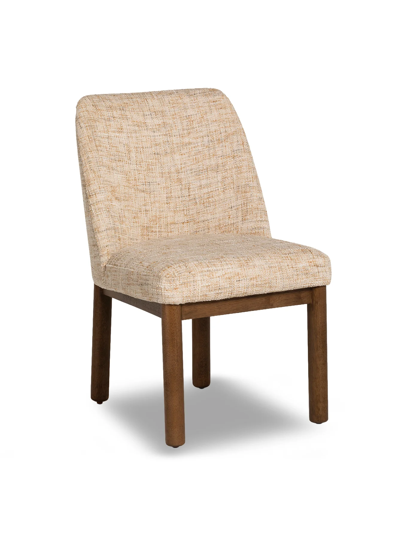 Durris Fabric Dining Chair Neutral