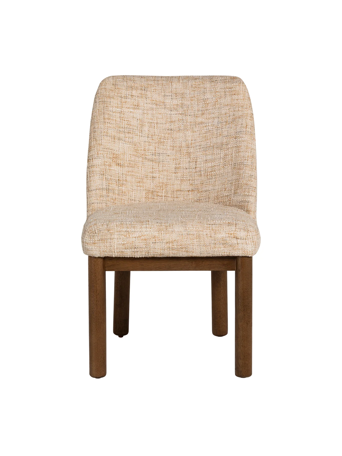 Durris Fabric Dining Chair Neutral - Image 2