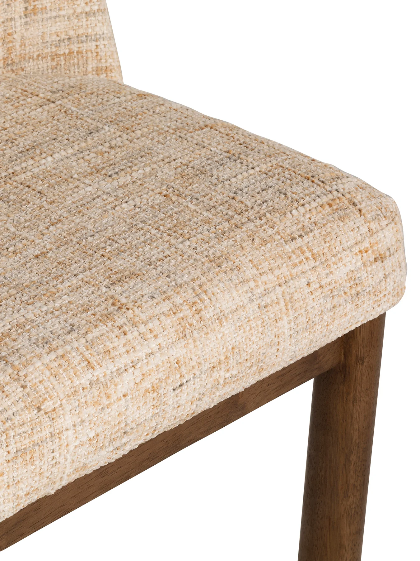 Durris Fabric Dining Chair Neutral - Image 4