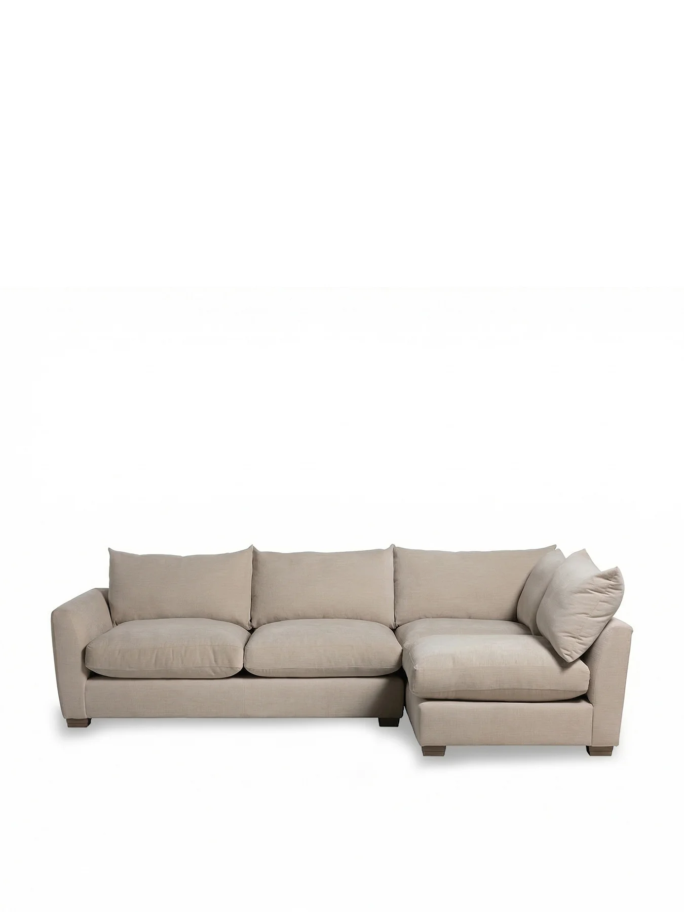 Floyd Neutral Fabric Left Hand Corner Sofa