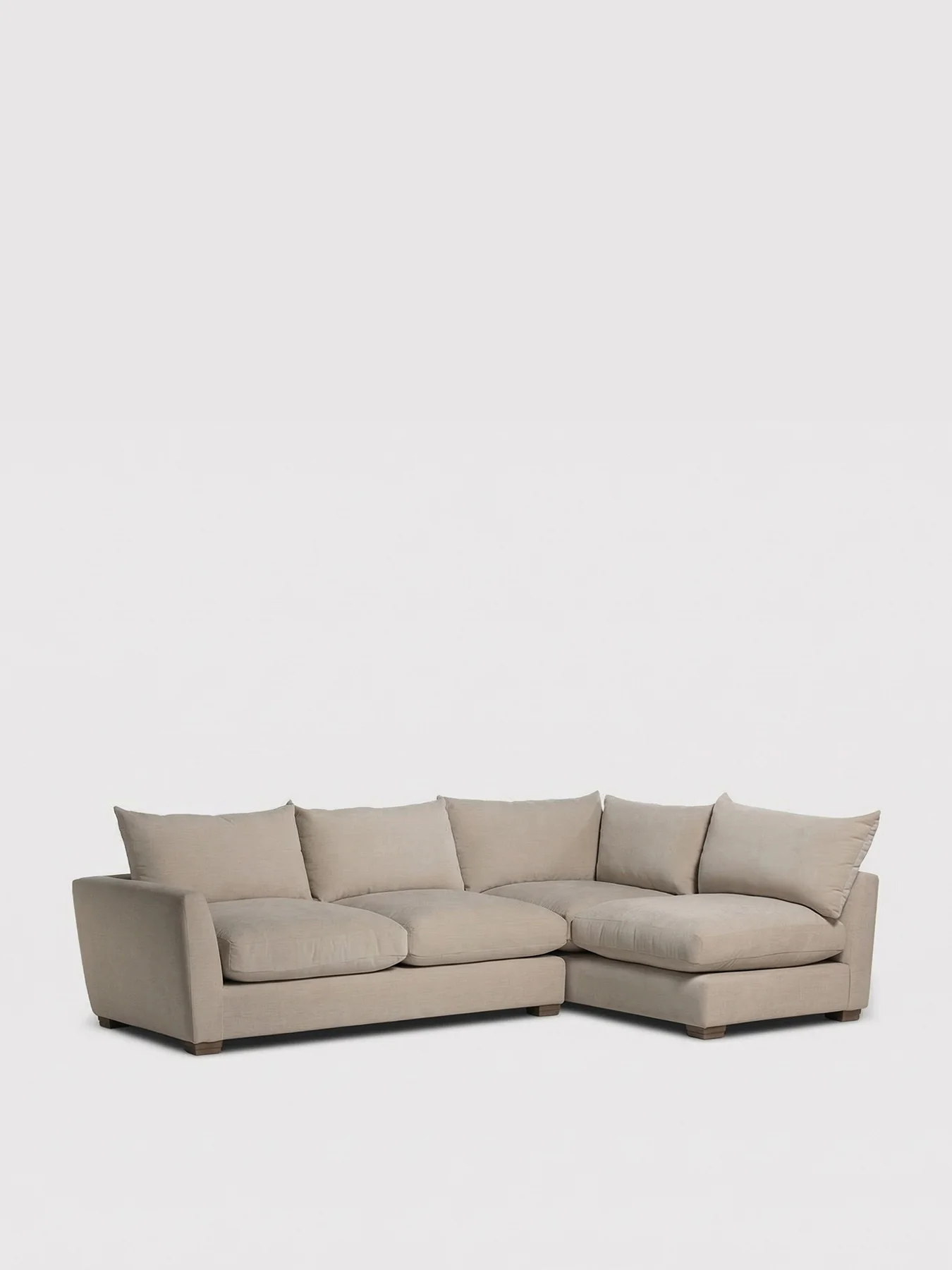 Floyd Neutral Fabric Left Hand Corner Sofa - Image 2