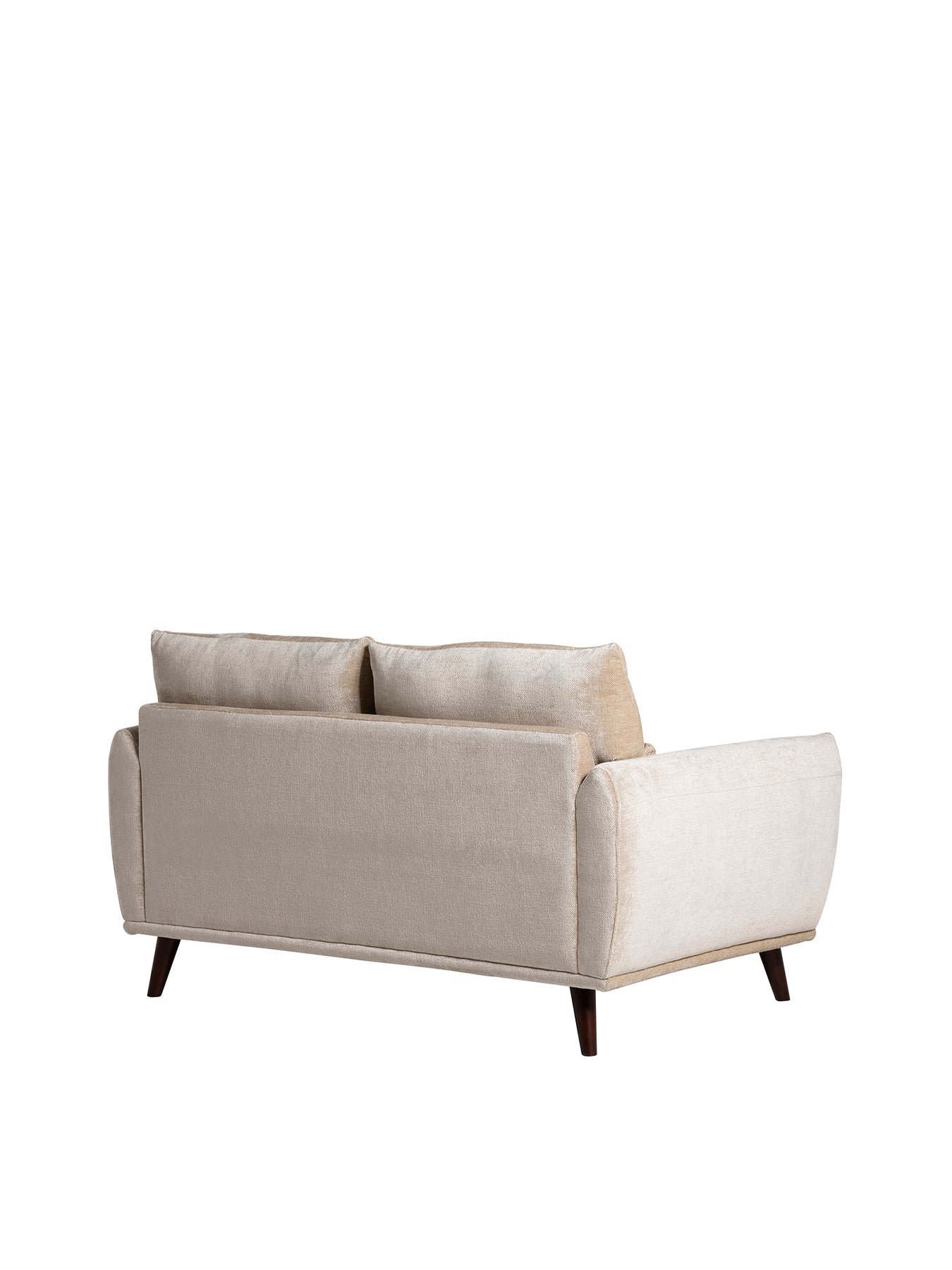Mallory Neutral Fabric 2 Seater Sofa - Image 3