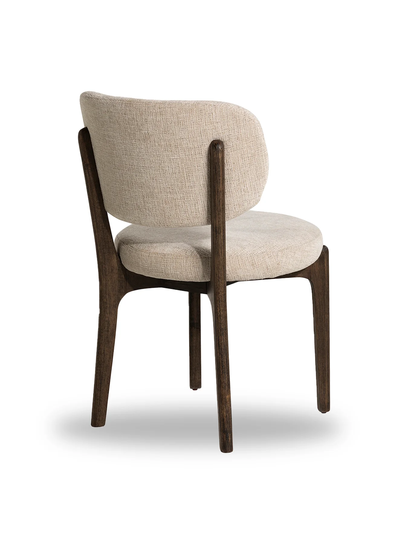 Nord Dark Wooden Dining Chair - Image 3