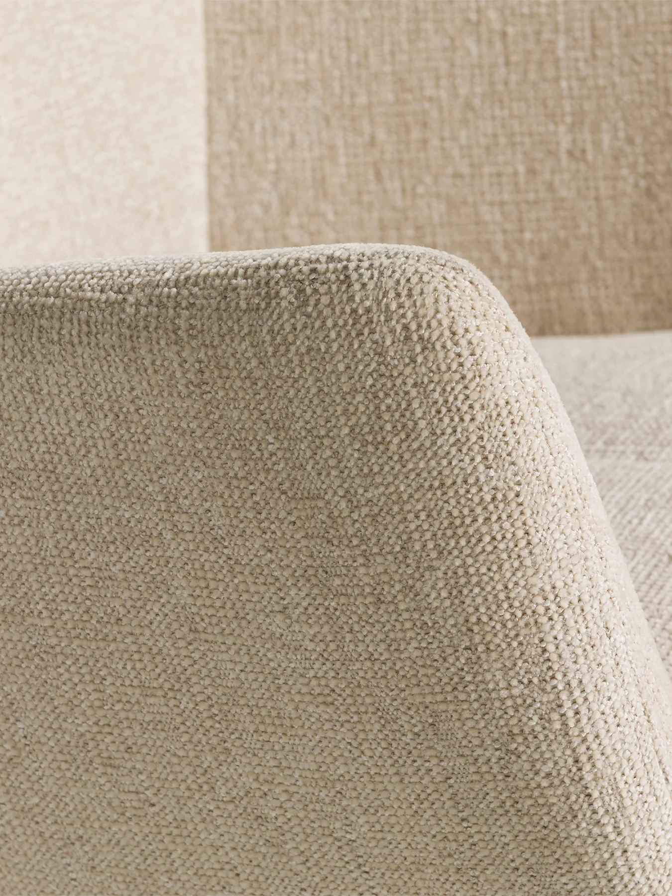 Pendock Neutral Fabric Swivel Armchair - Image 4