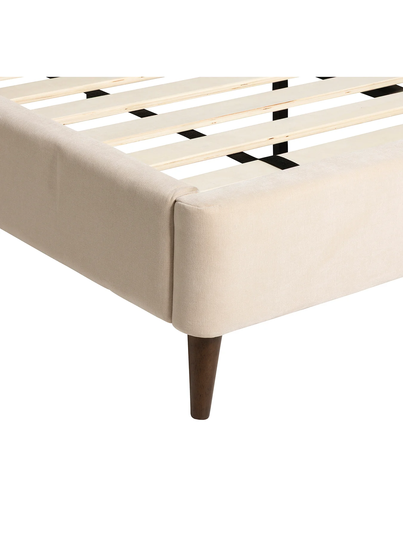 Reyes Neutral Fabric King Bed Frame - Image 4