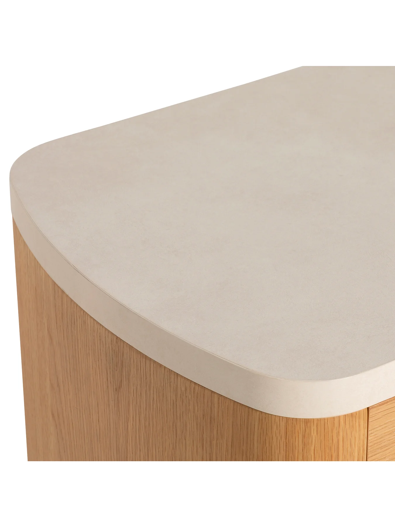 Soma Natural Wood Curved Sideboard - Image 4