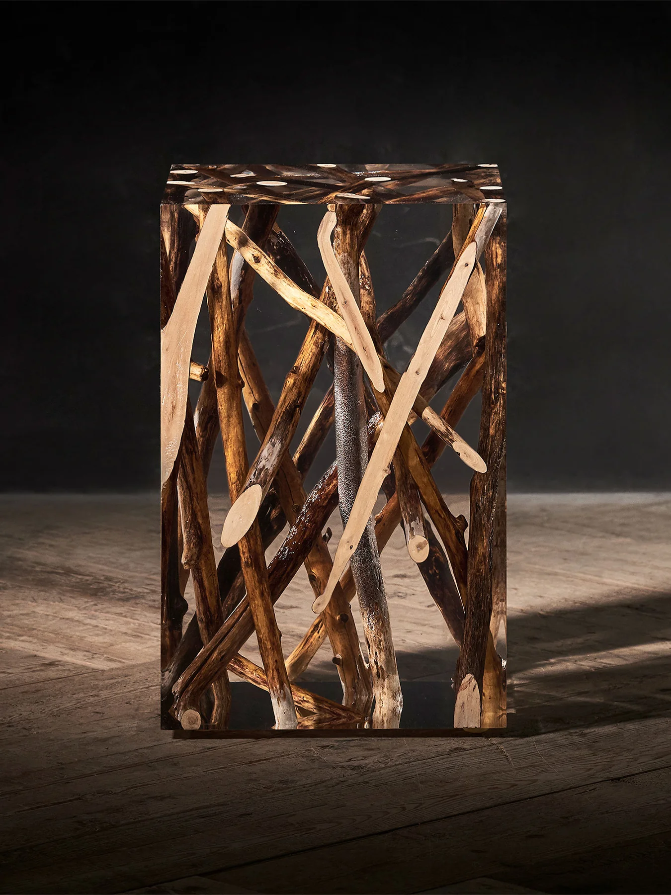 Spur Driftwood Occasional Side Table - Image 2