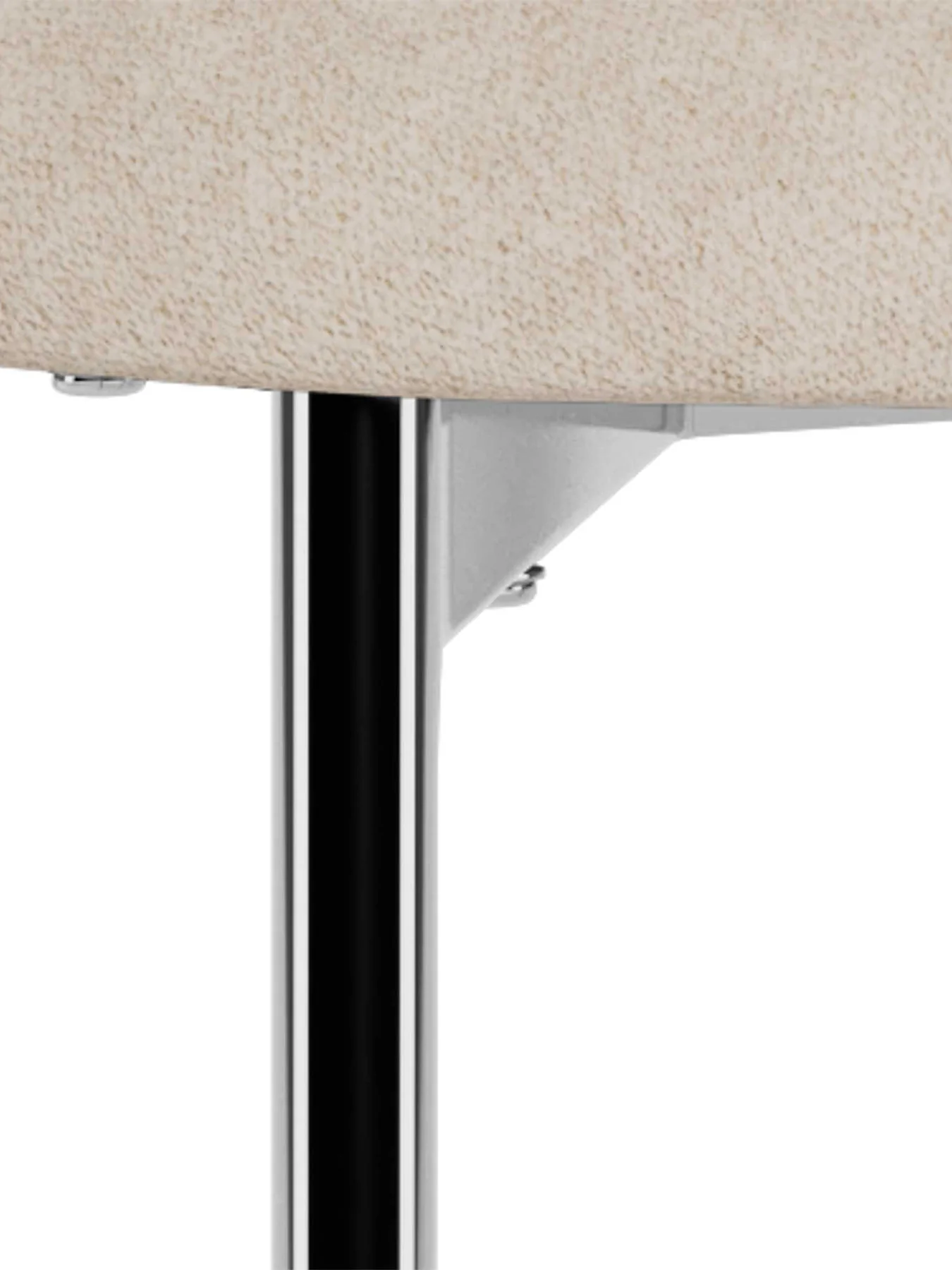 Tansley Neutral Fabric Dining Chair - Image 4