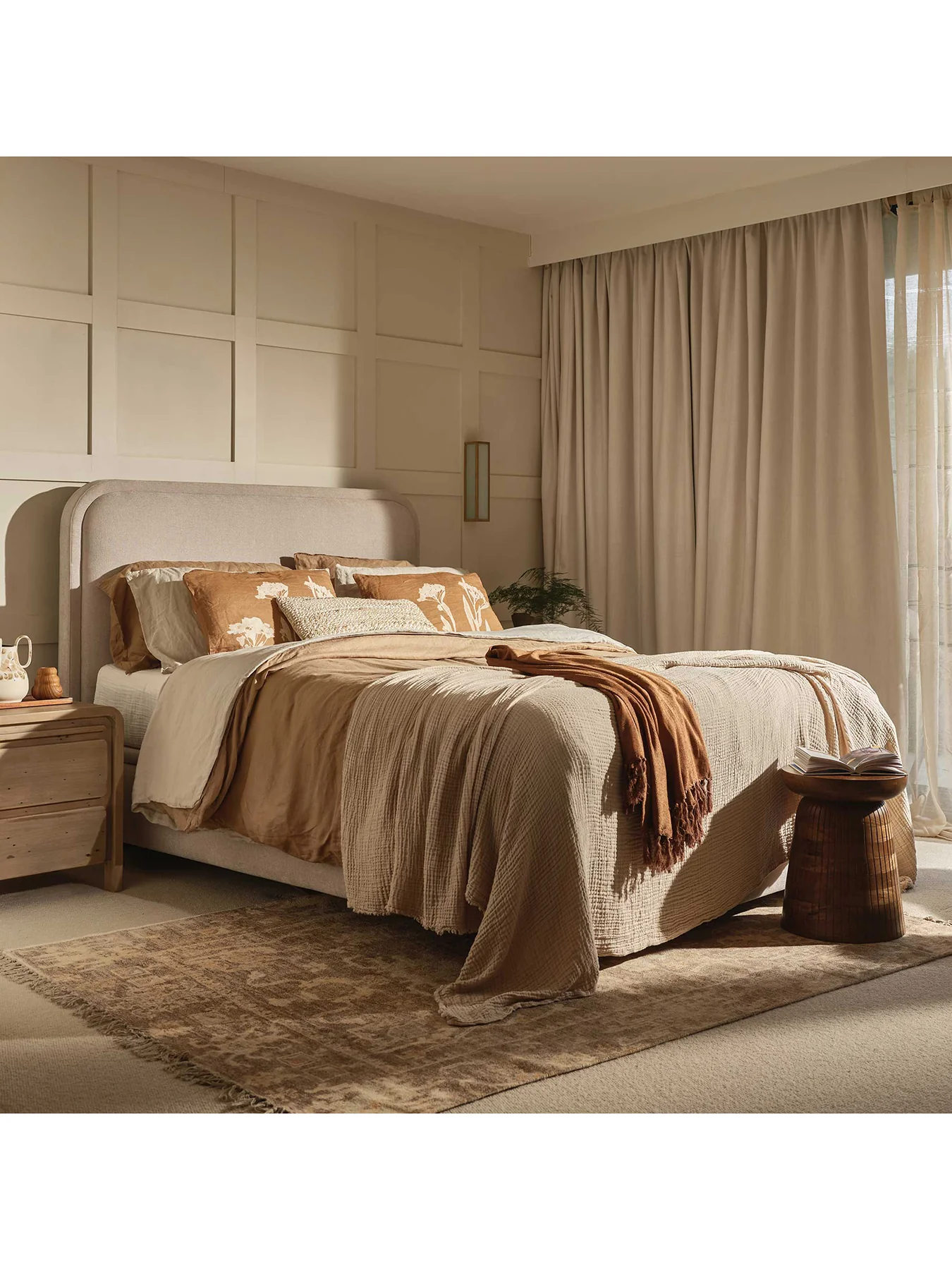 Tilbury Ottoman Bed Frame Neutral - Image 2