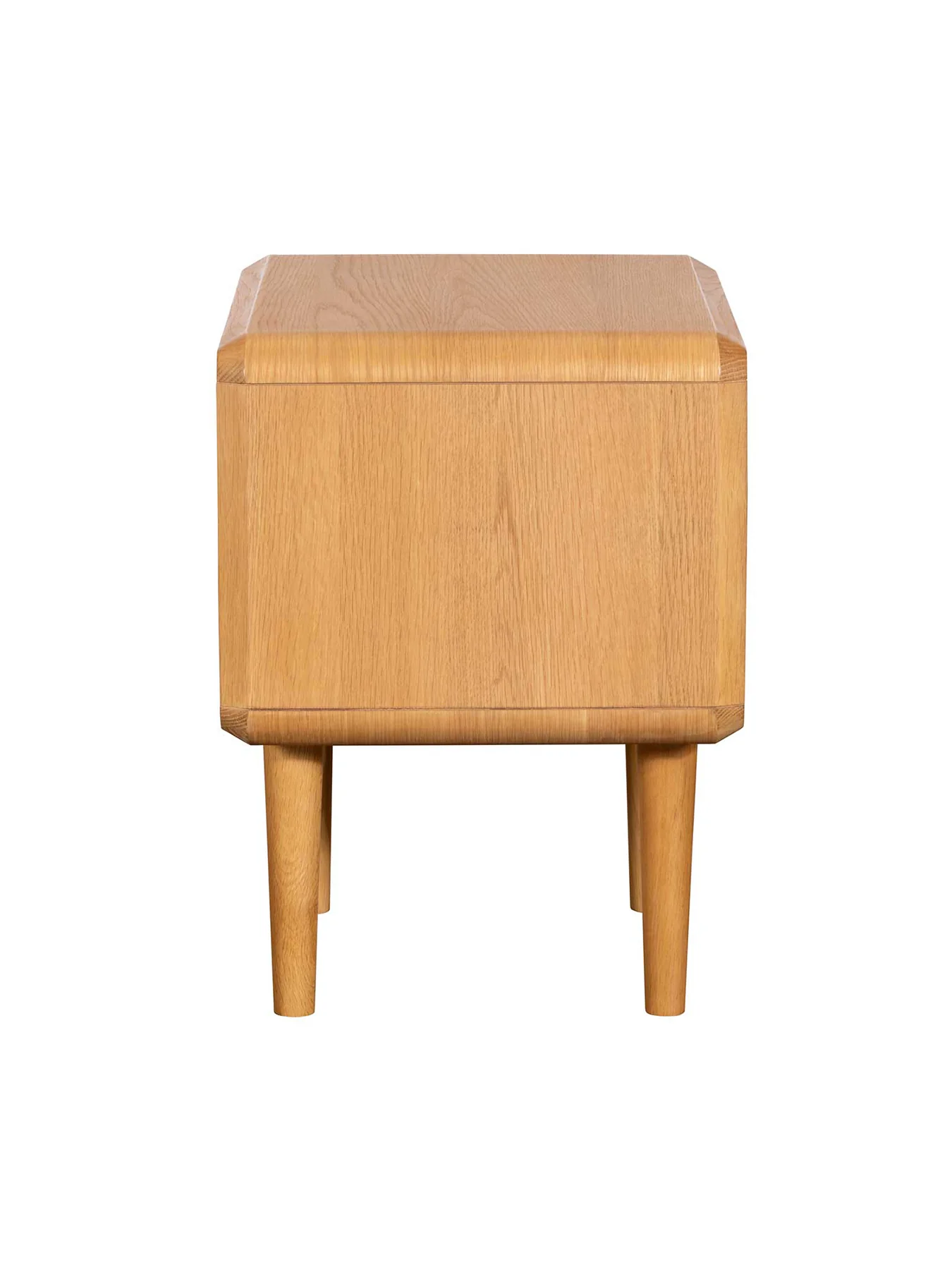Winchester Solid Oak 2 Drawer Bedside Table - Image 3