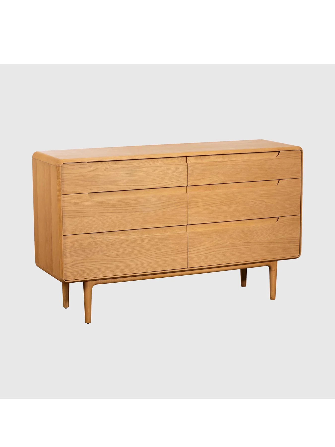 Winchester Oak 6 Drawer Chest - Image 3